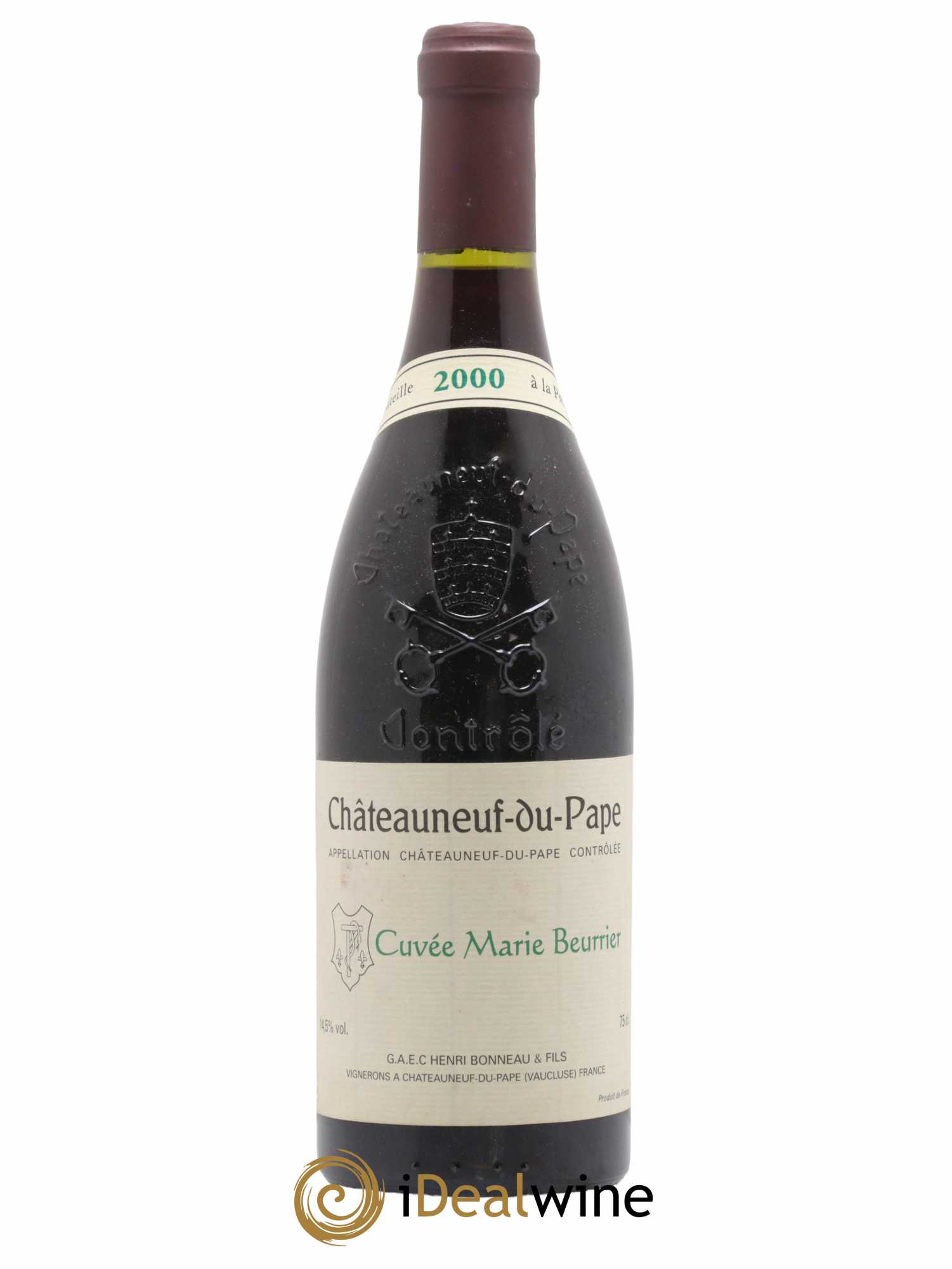 Châteauneuf-du-Pape Marie Beurrier Henri Bonneau & Fils 2000 - Lot of 1 bottle - 0