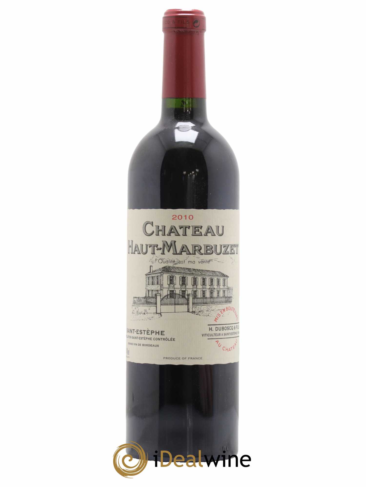 Château Haut Marbuzet 2010 - Lot de 1 bouteille - 0