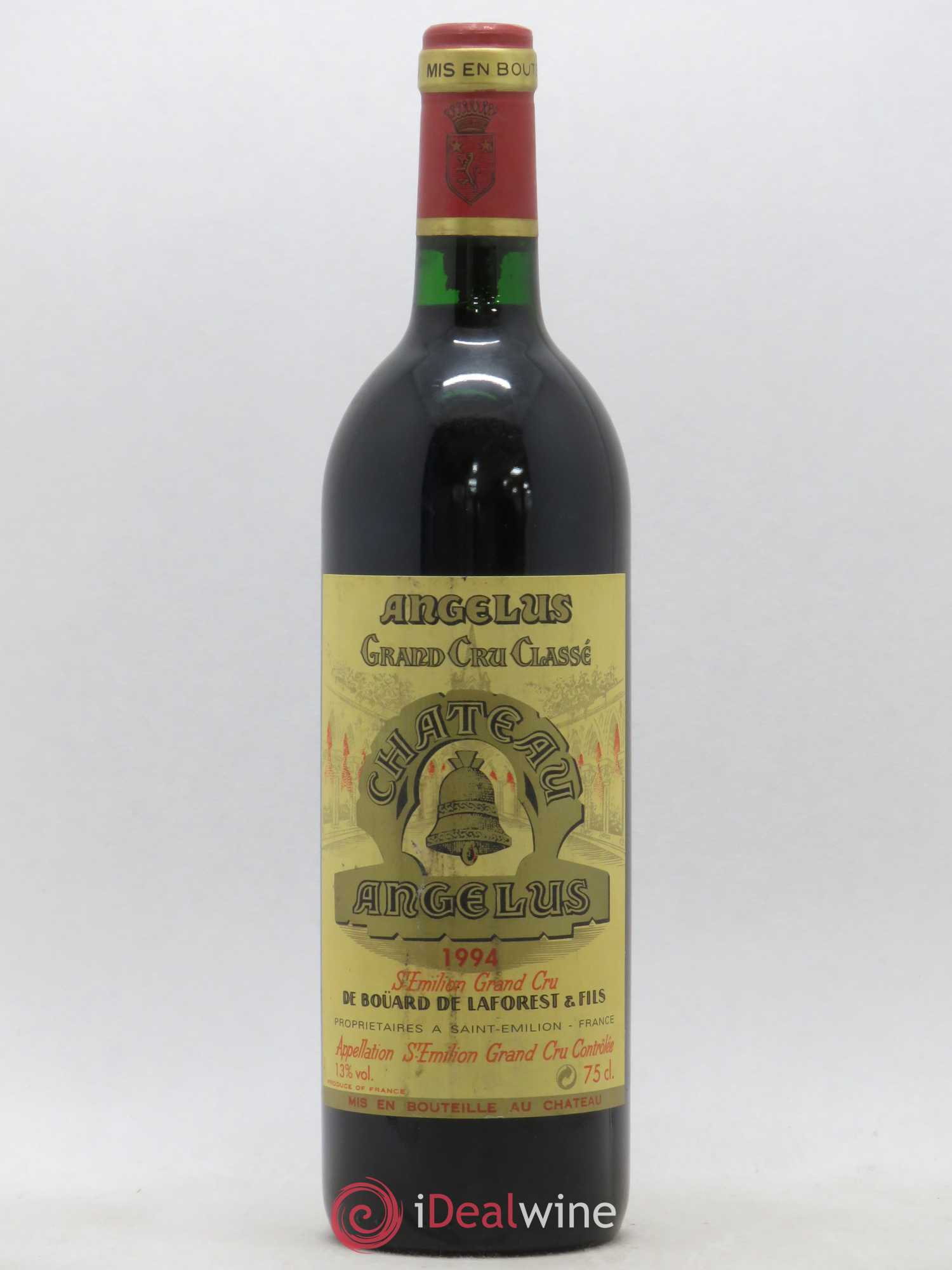 Château Angélus 1er Grand Cru Classé A 1994 - Lot de 1 bouteille - 0