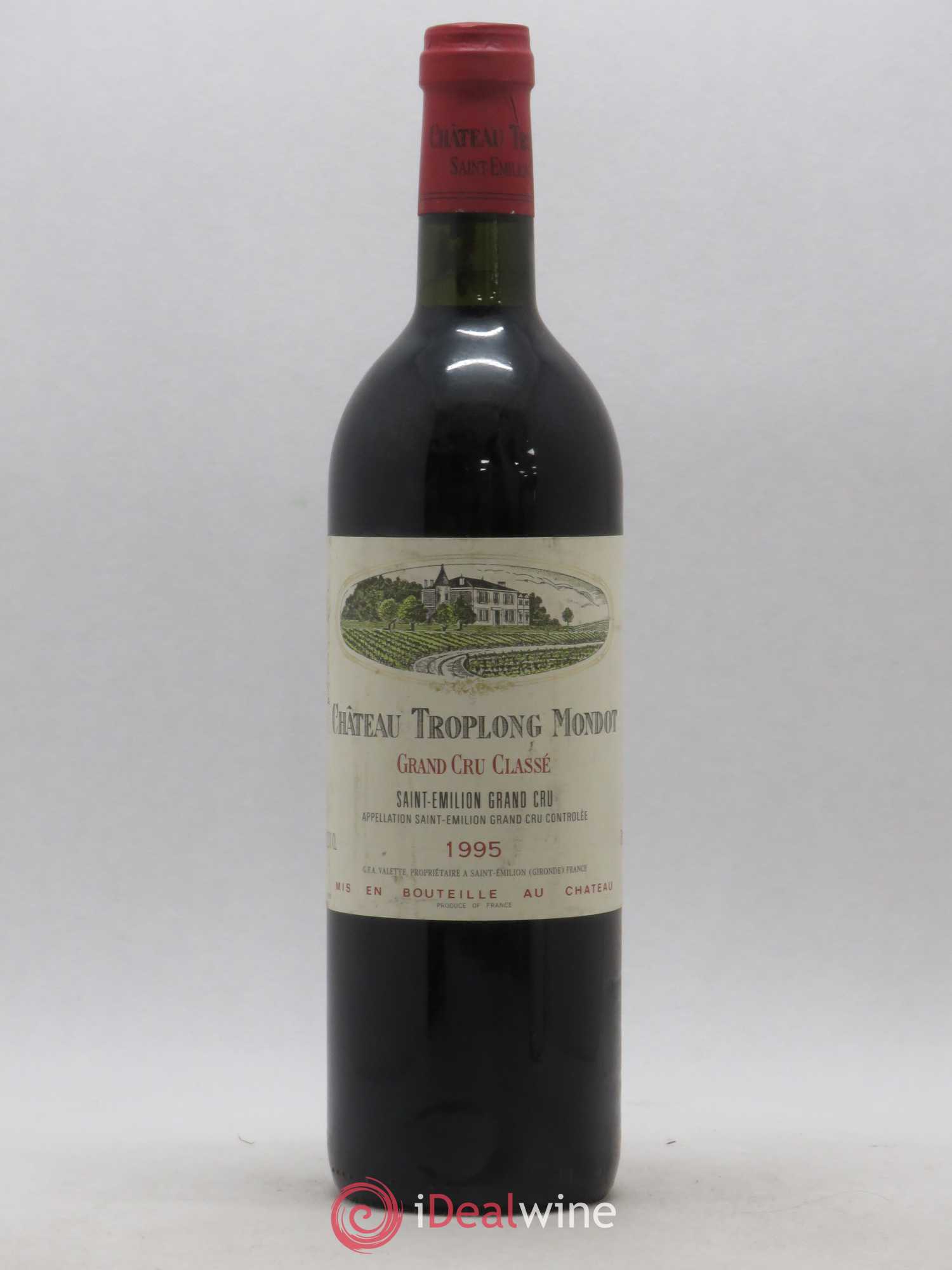 Château Troplong Mondot 1er Grand Cru Classé B 1995 - Lot de 1 bouteille - 0