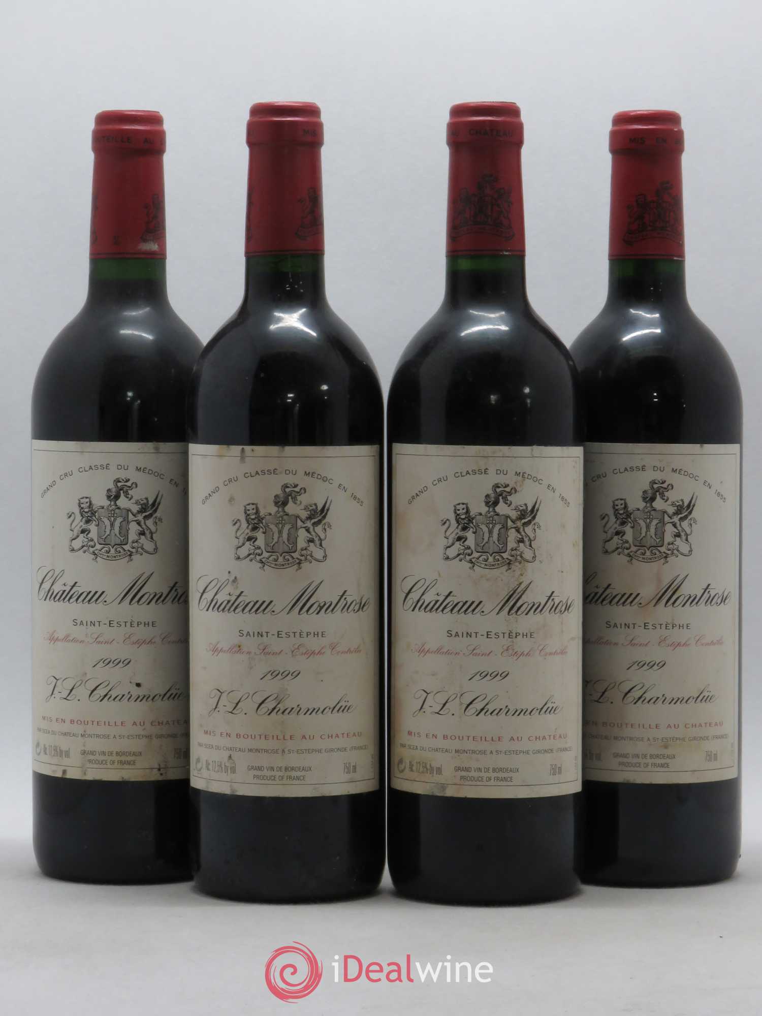 Château Montrose 2ème Grand Cru Classé 1999 - Lot de 4 bouteilles - 0
