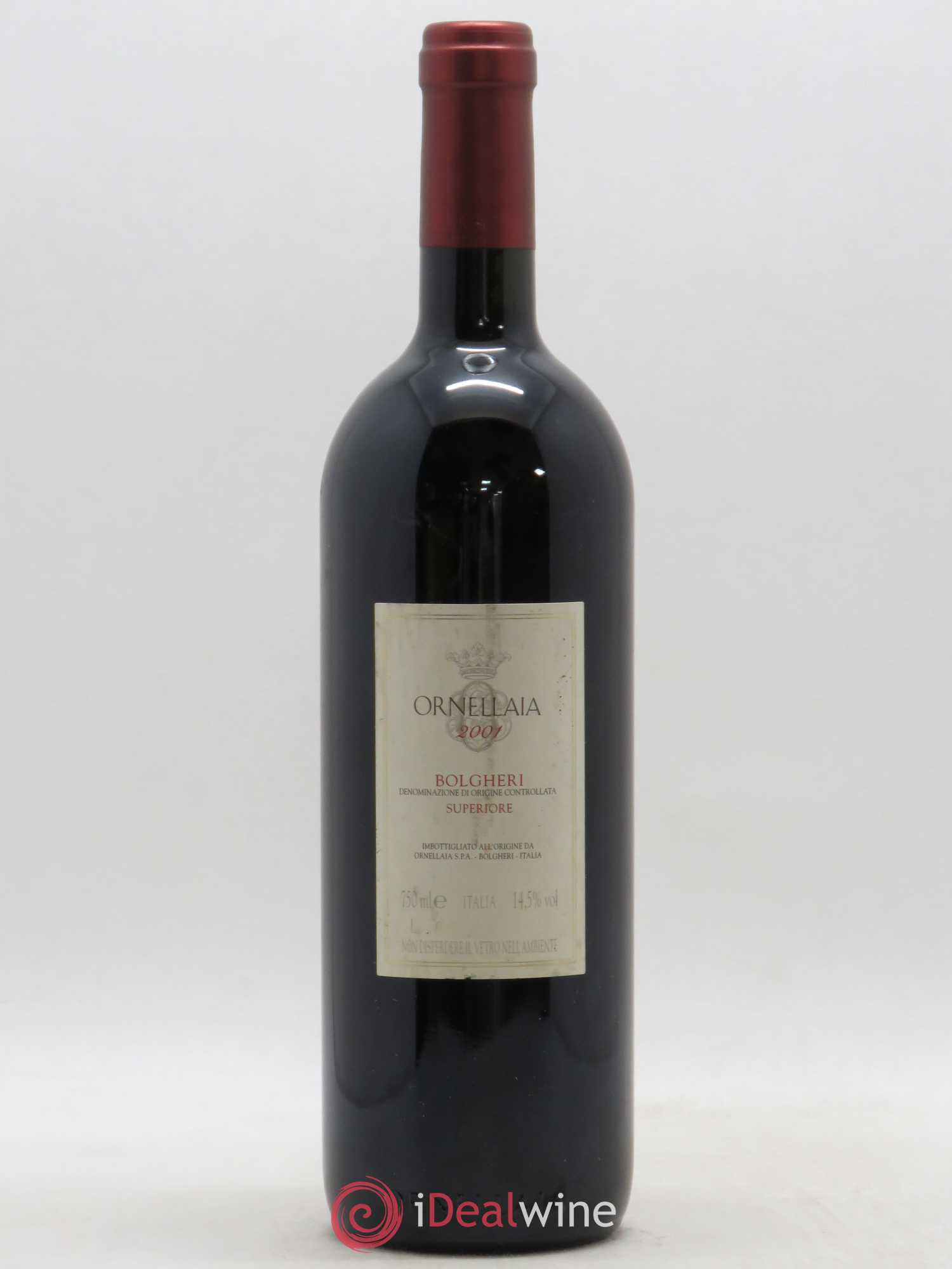 Bolgheri DOC Superiore Ornellaia Tenuta Dell'Ornellaia - Frescobaldi 2001 - Lot de 1 bouteille - 1