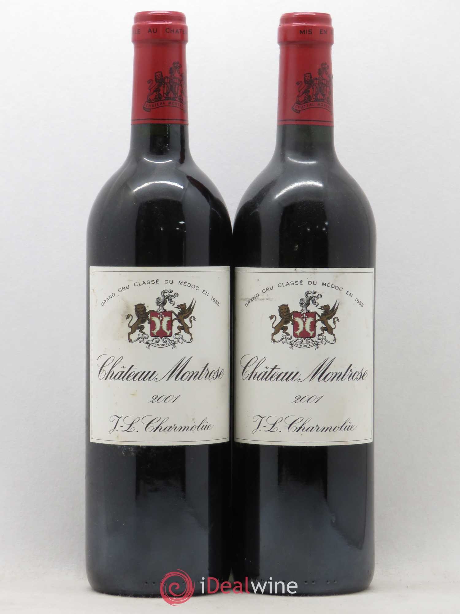 Château Montrose 2ème Grand Cru Classé 2001 - Lot de 2 bouteilles - 0