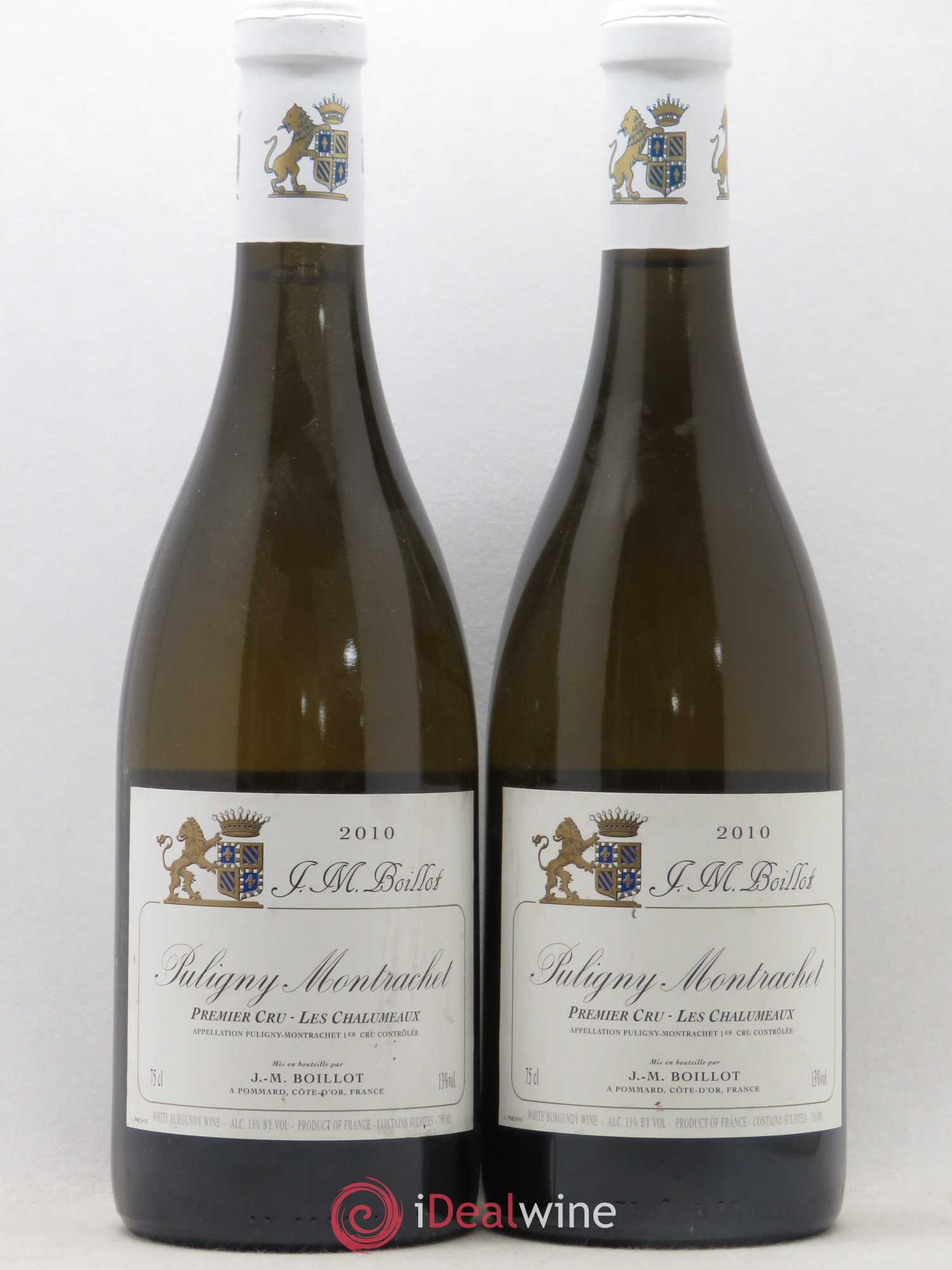 Puligny-Montrachet 1er Cru Les Chalumeaux Jean-Marc Boillot 2010 - Posten von 2 Flaschen - 0