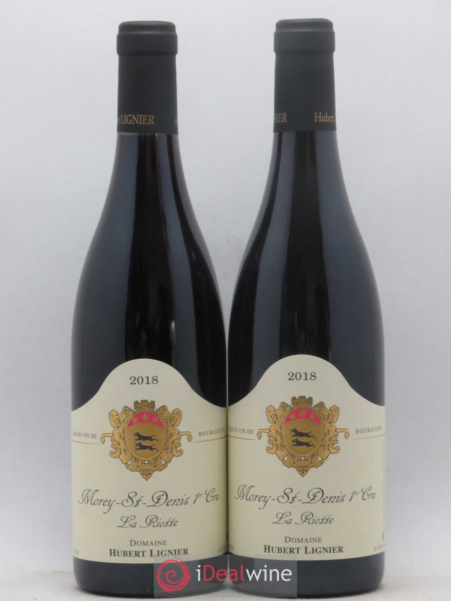 Morey-Saint-Denis 1er Cru La Riotte Hubert Lignier (Domaine) 2018 - Lot de 2 bouteilles - 0