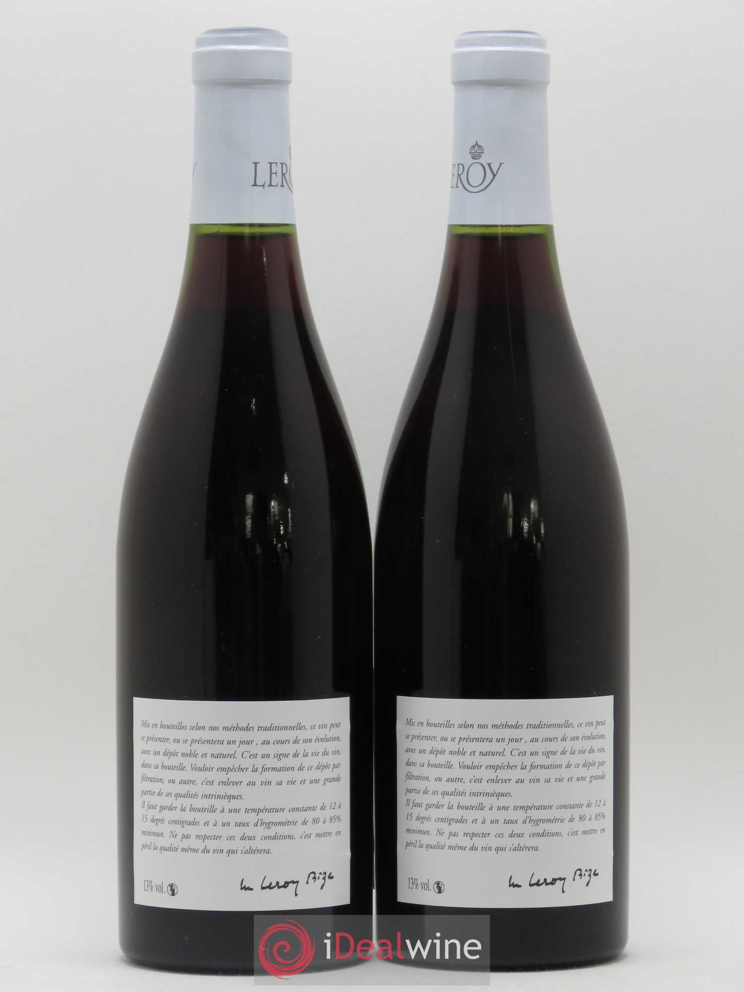 Morey-Saint-Denis Leroy SA 1984 - Lot de 2 bouteilles - 1
