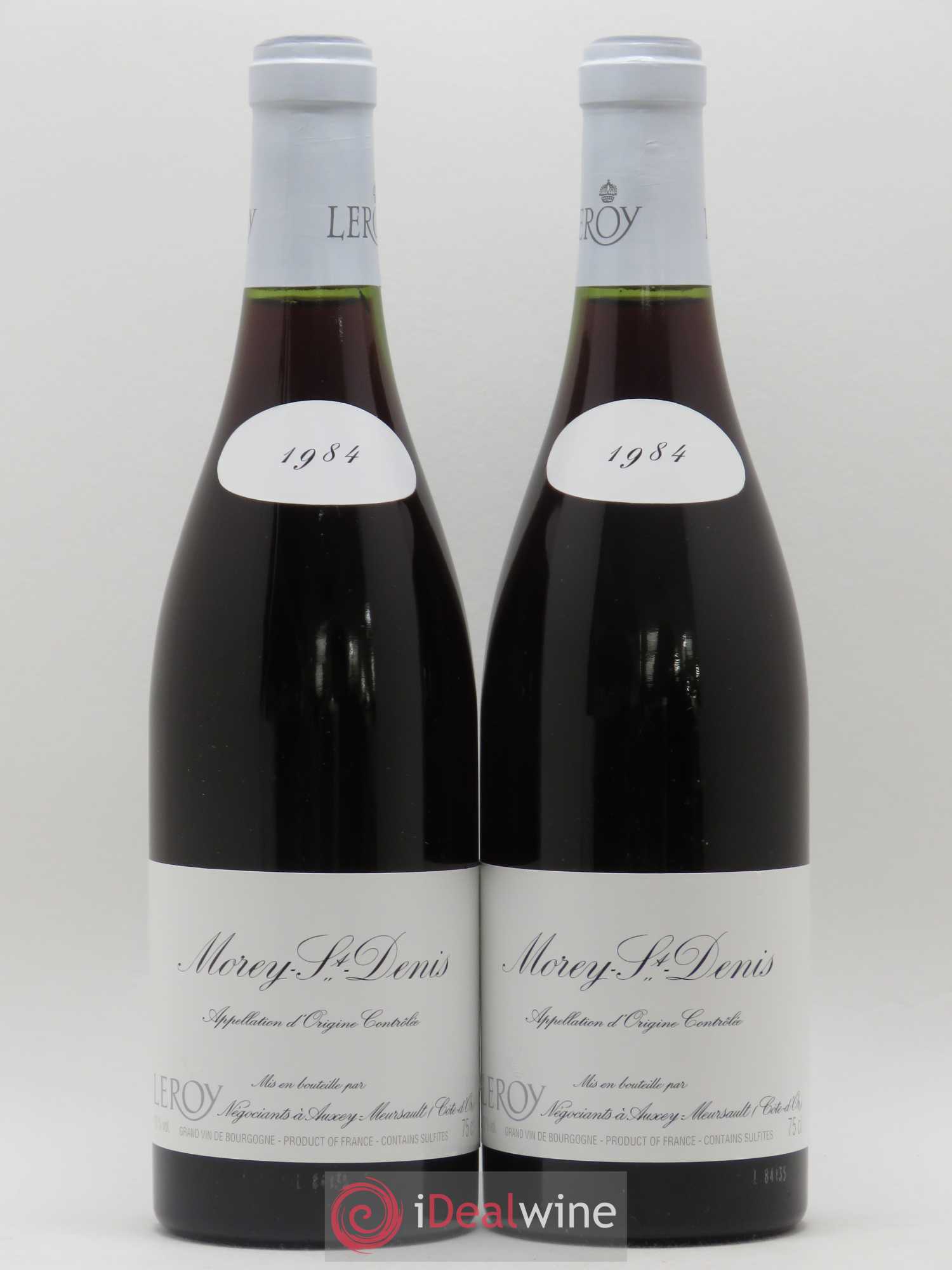 Morey-Saint-Denis Leroy SA 1984 - Lot de 2 bouteilles - 0