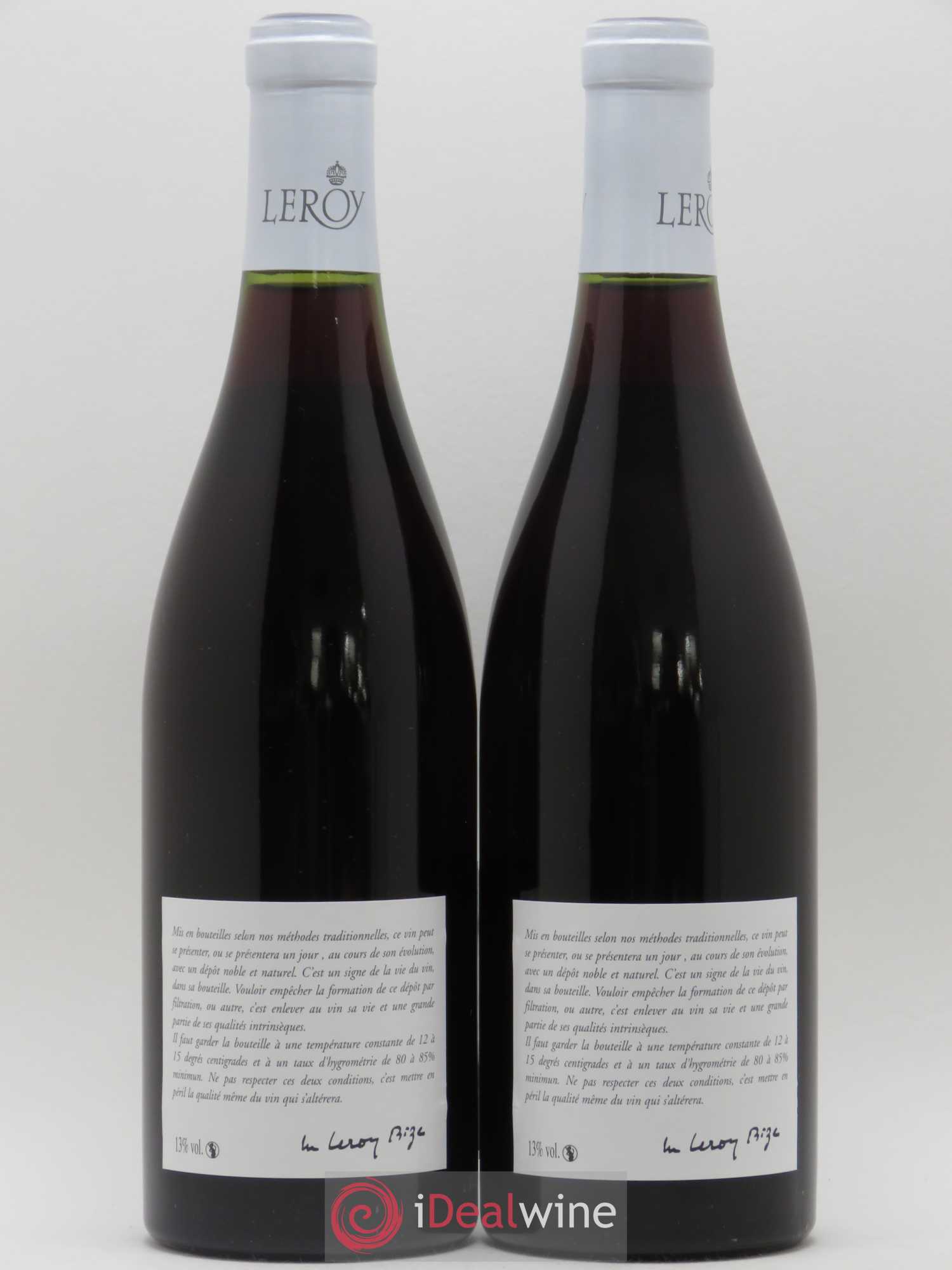 Morey-Saint-Denis Leroy SA 1984 - Lot de 2 bouteilles - 1