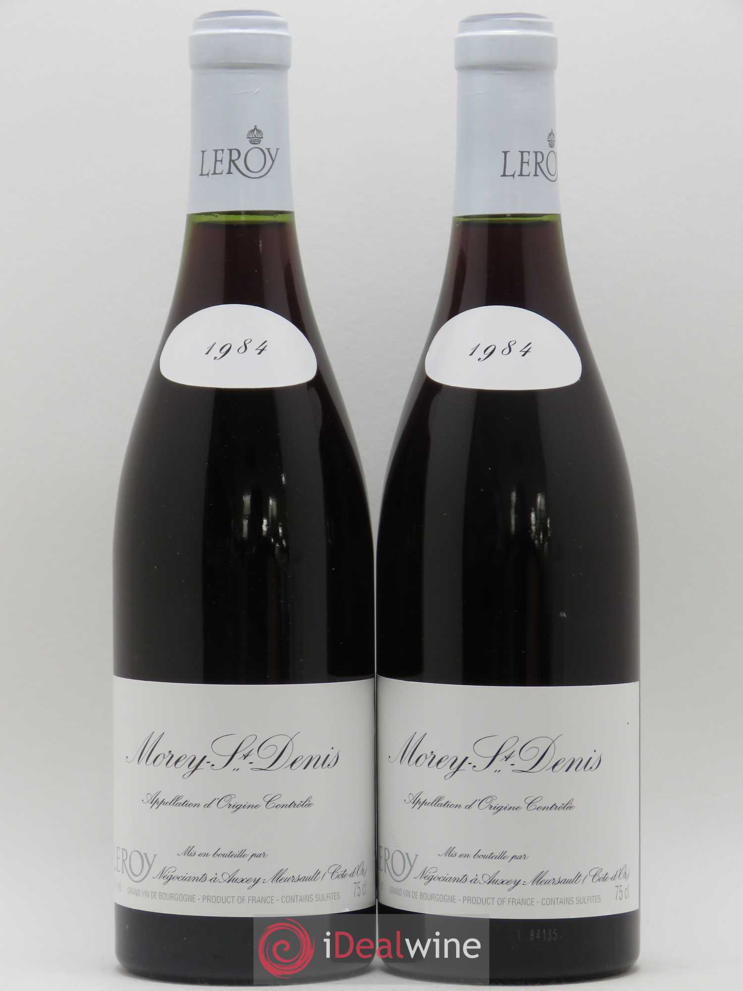 Morey-Saint-Denis Leroy SA 1984 - Lot de 2 bouteilles - 0