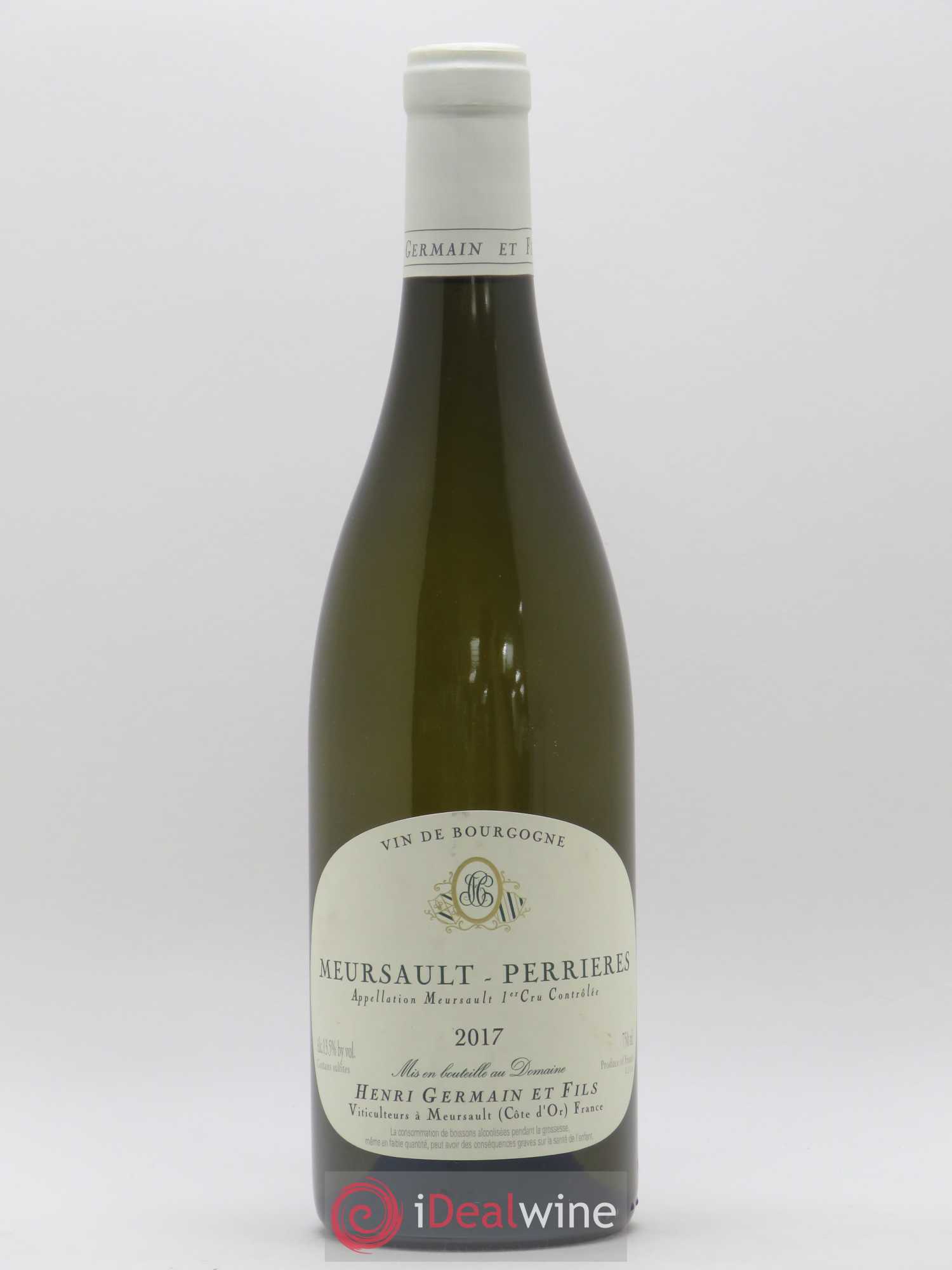 Meursault 1er Cru Perrières Henri Germain 2017 - Lot de 1 bouteille - 0