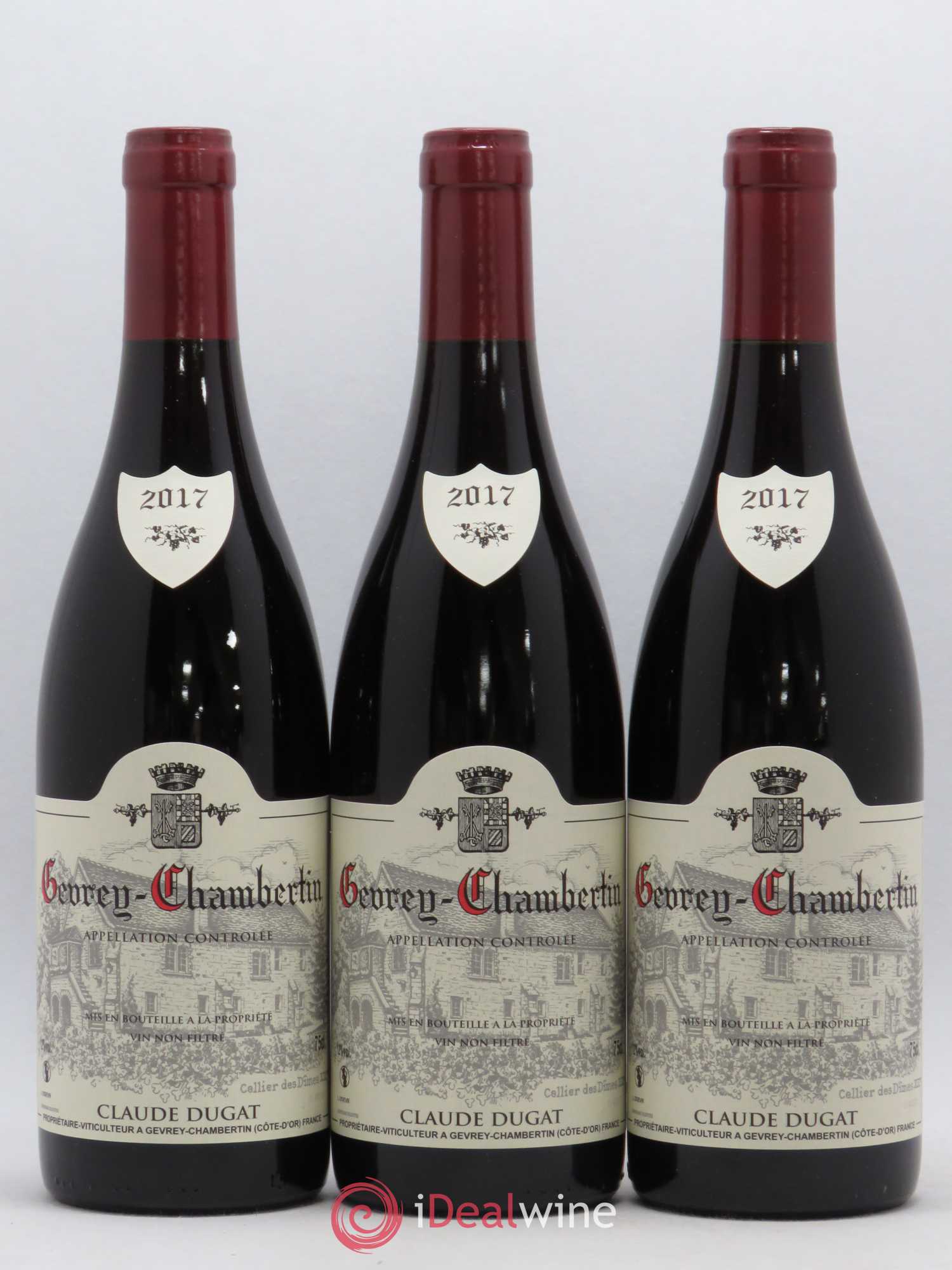 Gevrey-Chambertin Claude Dugat 2017 - Lot de 3 bouteilles - 0