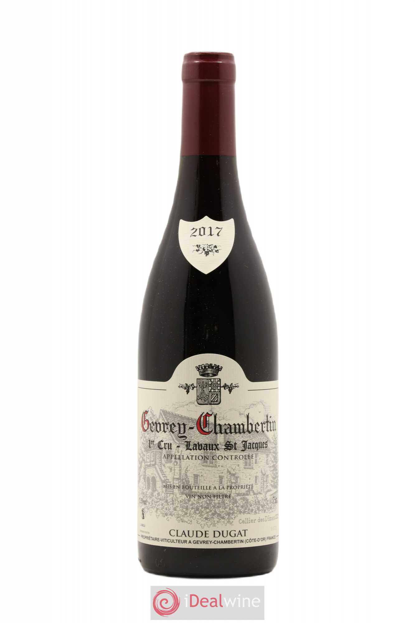 Gevrey-Chambertin 1er Cru Lavaux Saint-Jacques Claude Dugat 2017 - Lot de 1 bouteille - 0