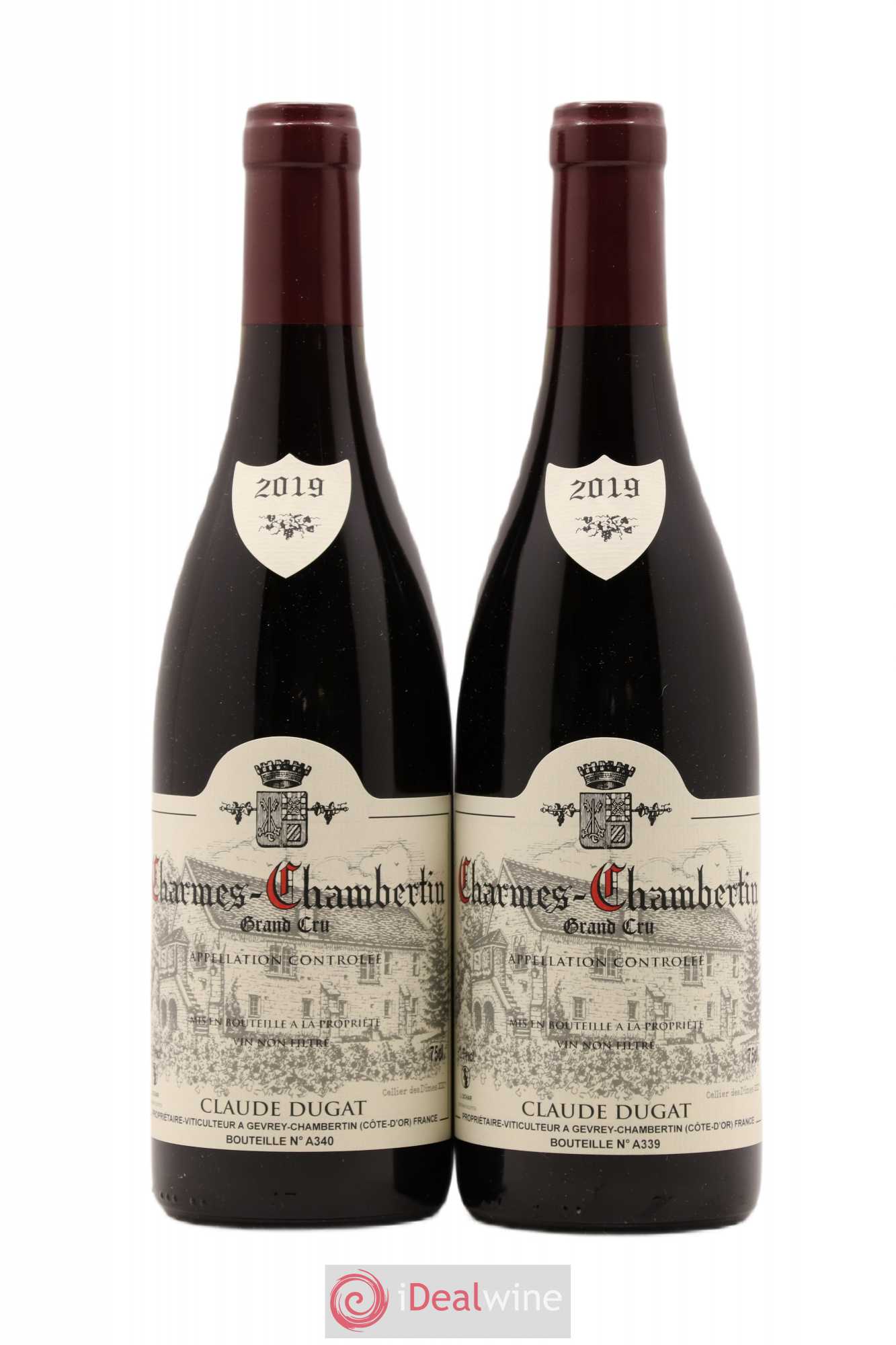 Charmes-Chambertin Grand Cru Claude Dugat 2019 - Lot de 2 bouteilles - 0