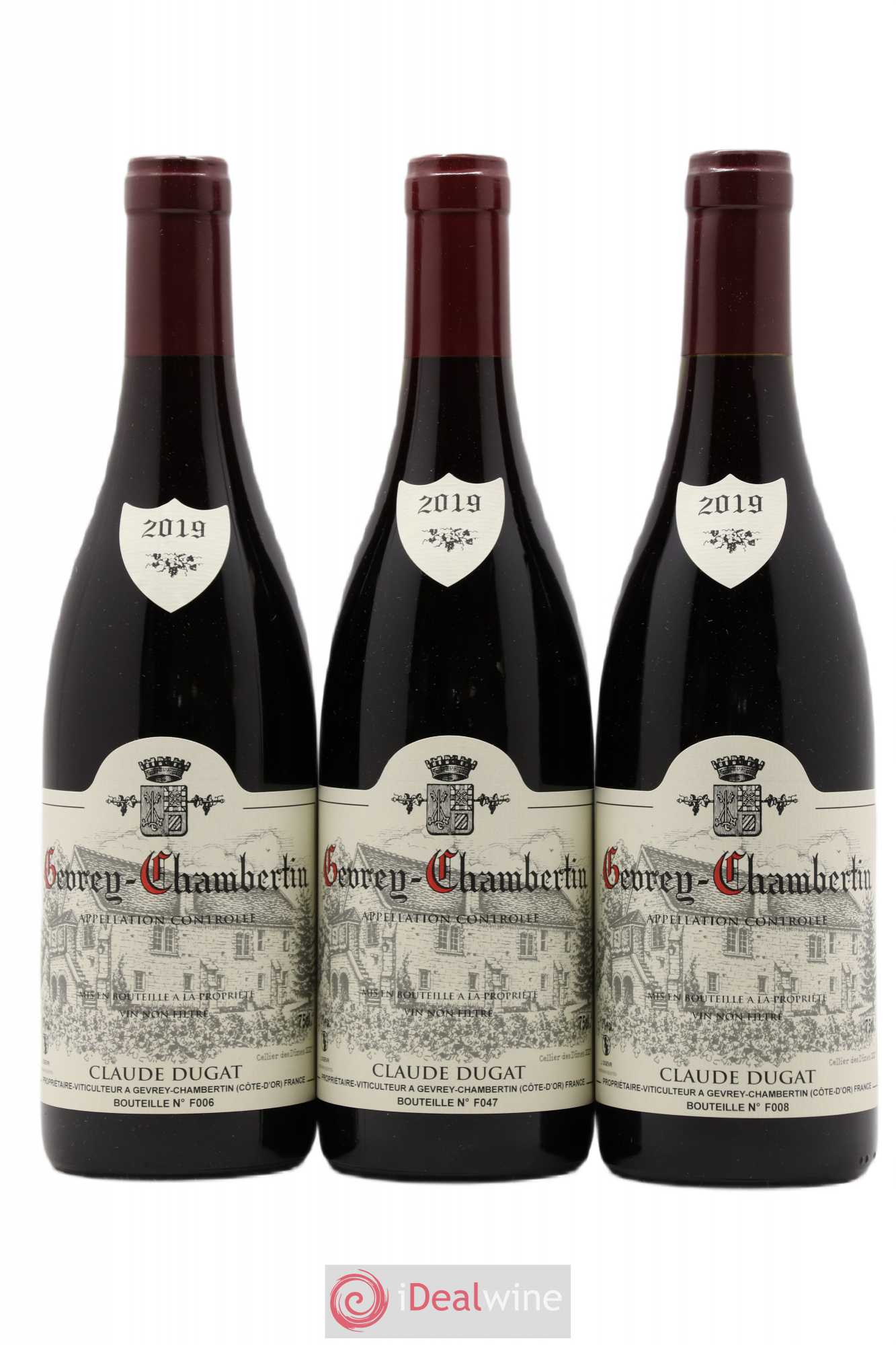 Gevrey-Chambertin Claude Dugat 2019 - Lot de 3 bouteilles - 0