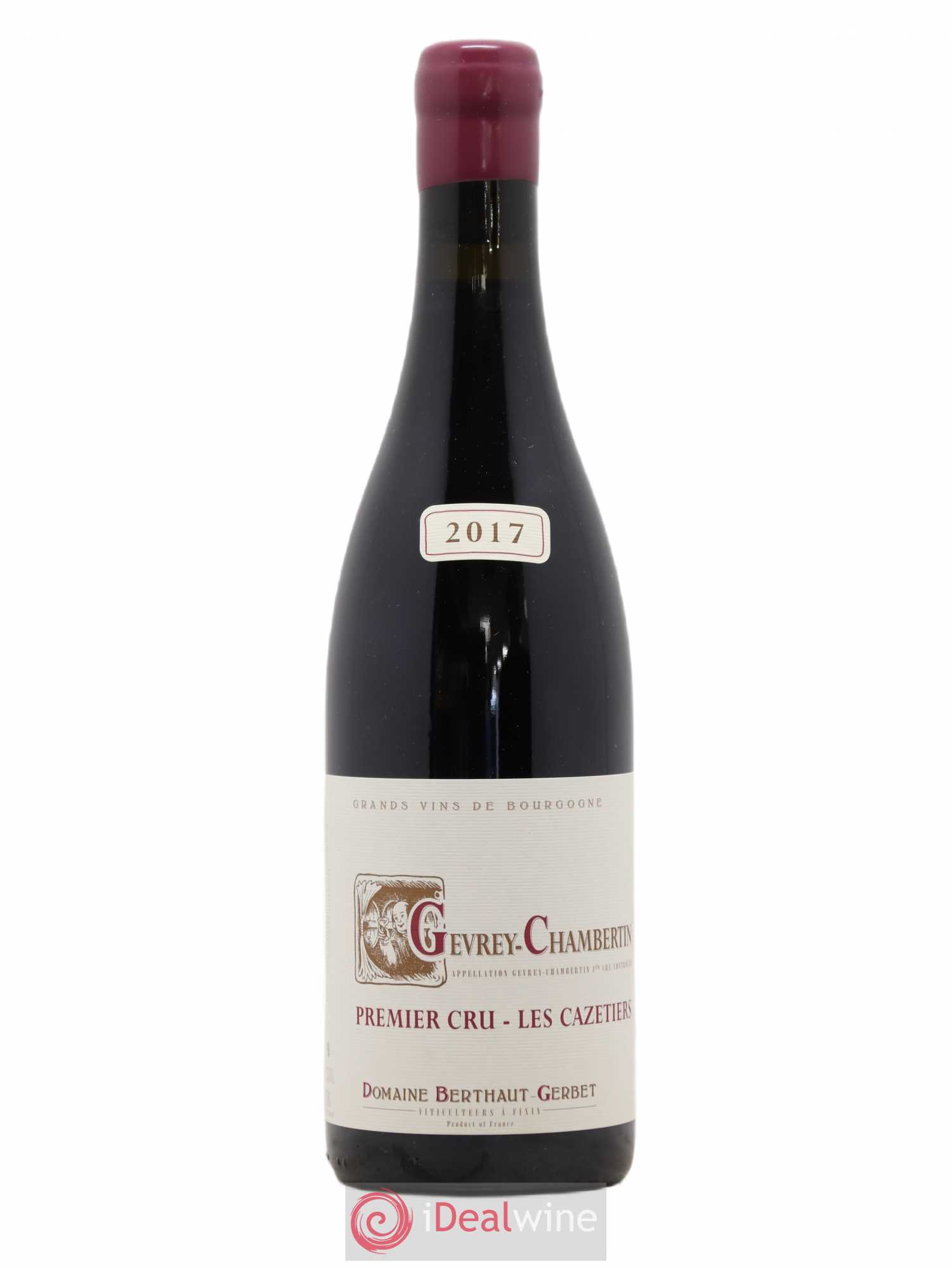 Gevrey-Chambertin 1er Cru Les Cazetiers Berthaut Gerbet 2017 - Posten von 1 Flasche - 0
