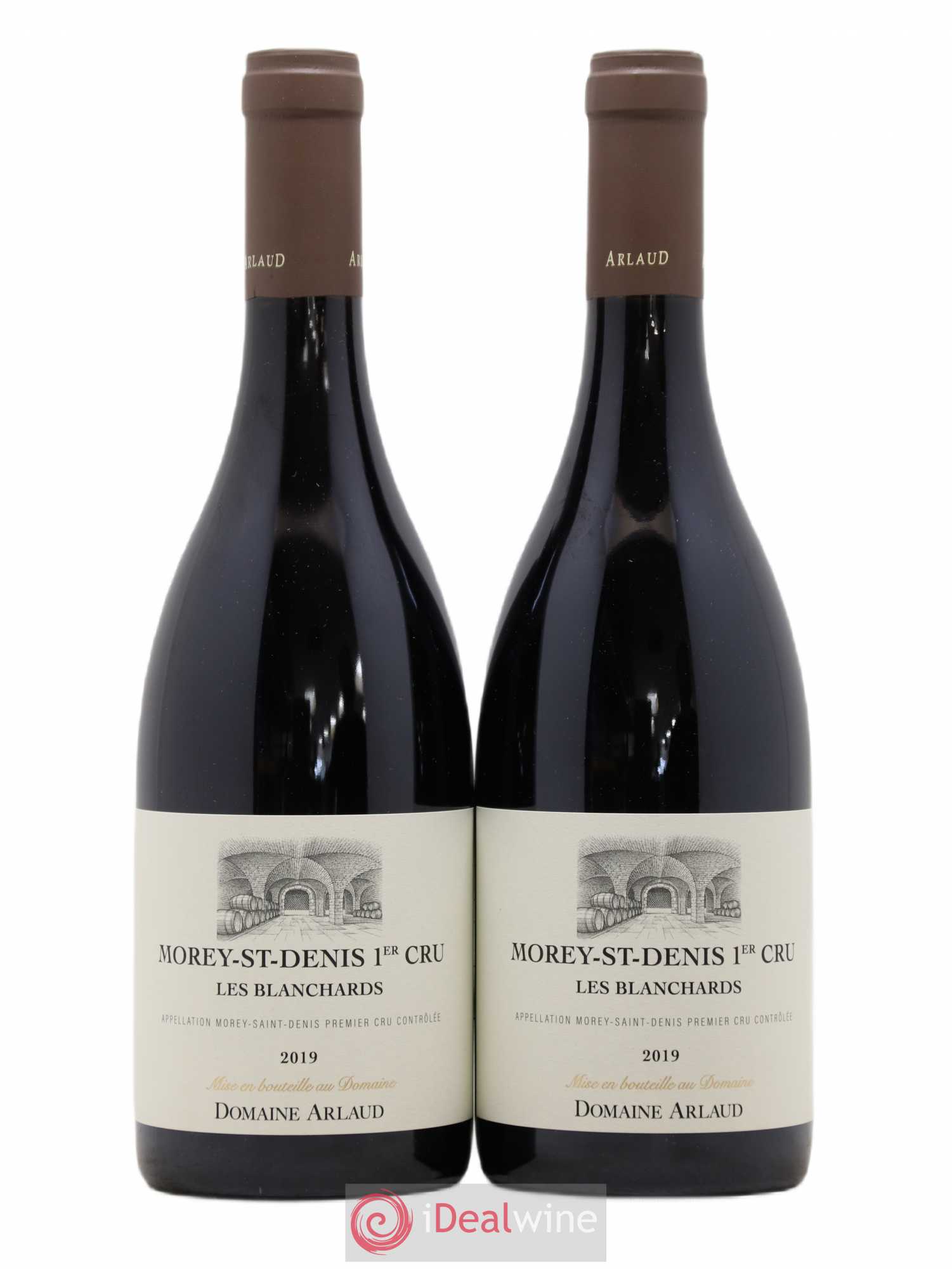 Morey-Saint-Denis 1er Cru Les Blanchards Arlaud 2019 - Lot de 2 bouteilles - 0