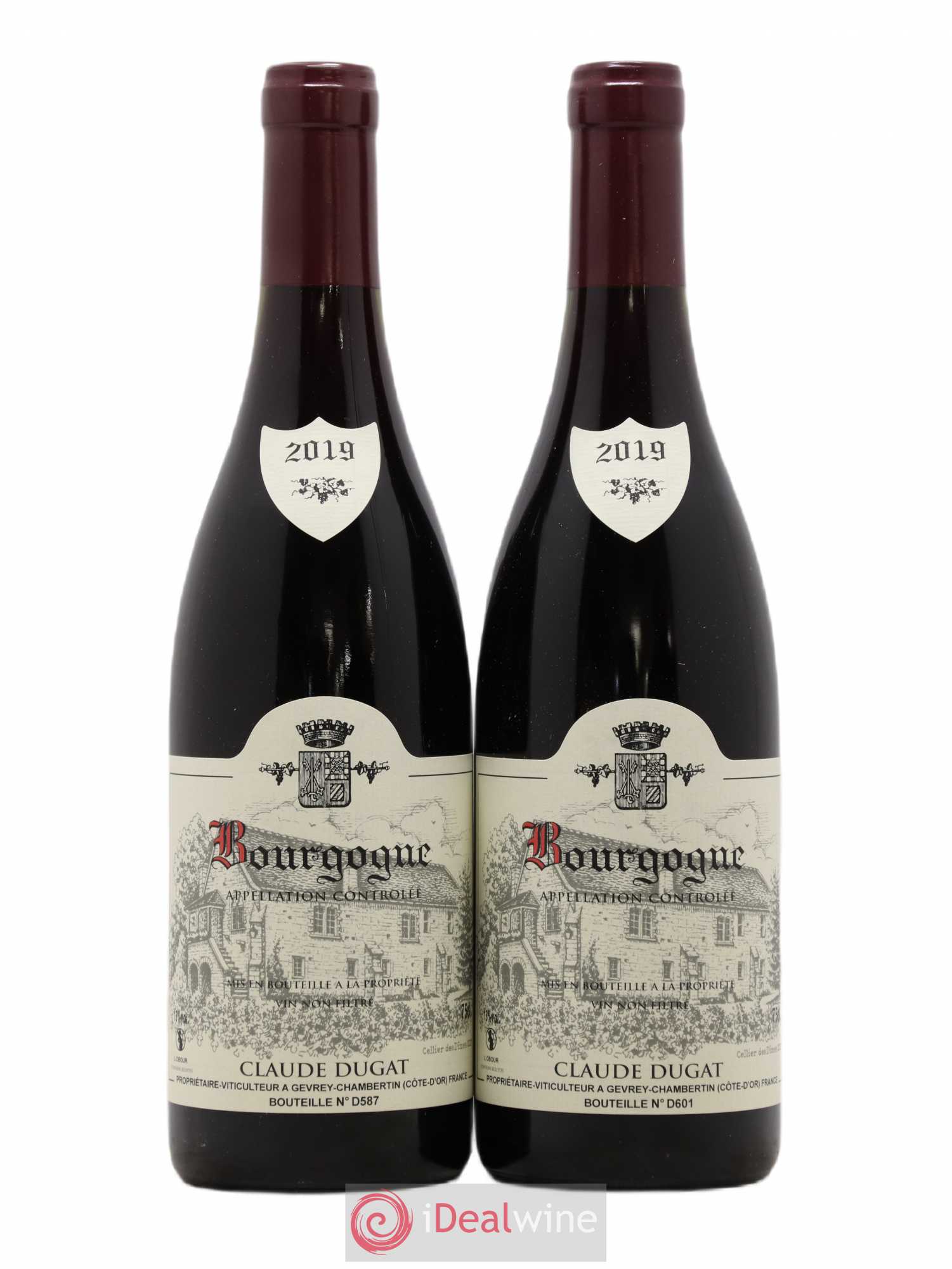 Bourgogne Claude Dugat 2019 - Lot de 2 bouteilles - 0