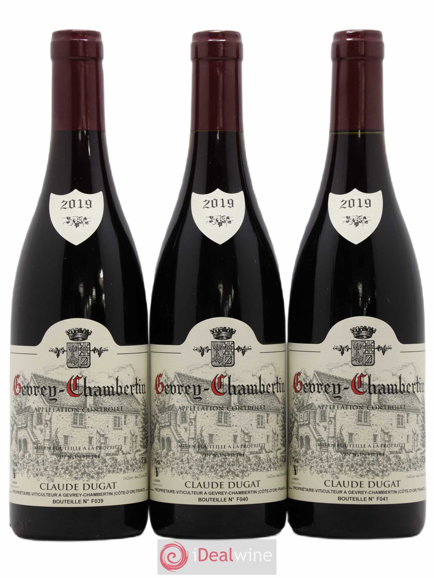 Gevrey-Chambertin Claude Dugat 2019 - Lot de 3 bouteilles - 0