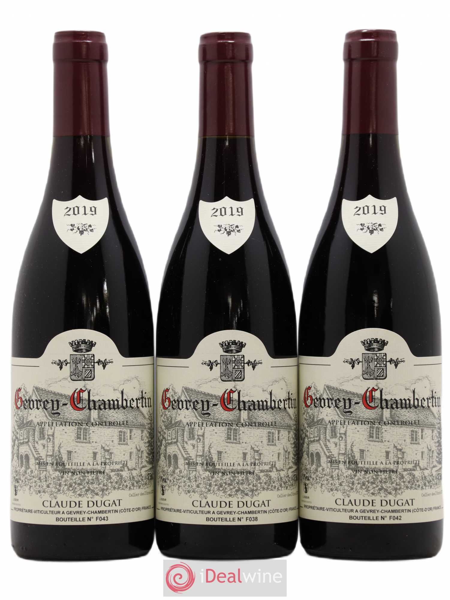 Gevrey-Chambertin Claude Dugat 2019 - Lot de 3 bouteilles - 0