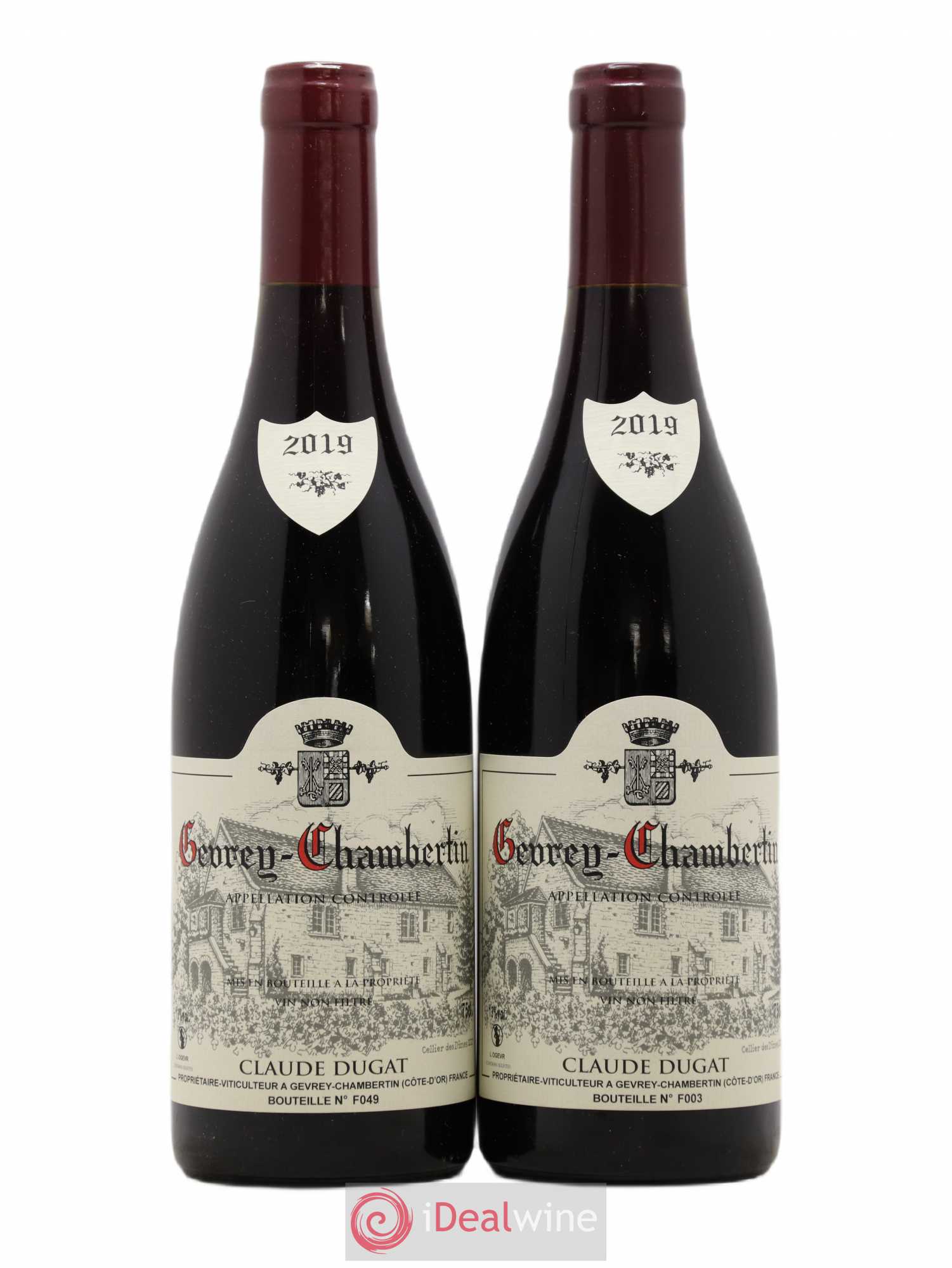 Gevrey-Chambertin Claude Dugat 2019 - Lot de 2 bouteilles - 0