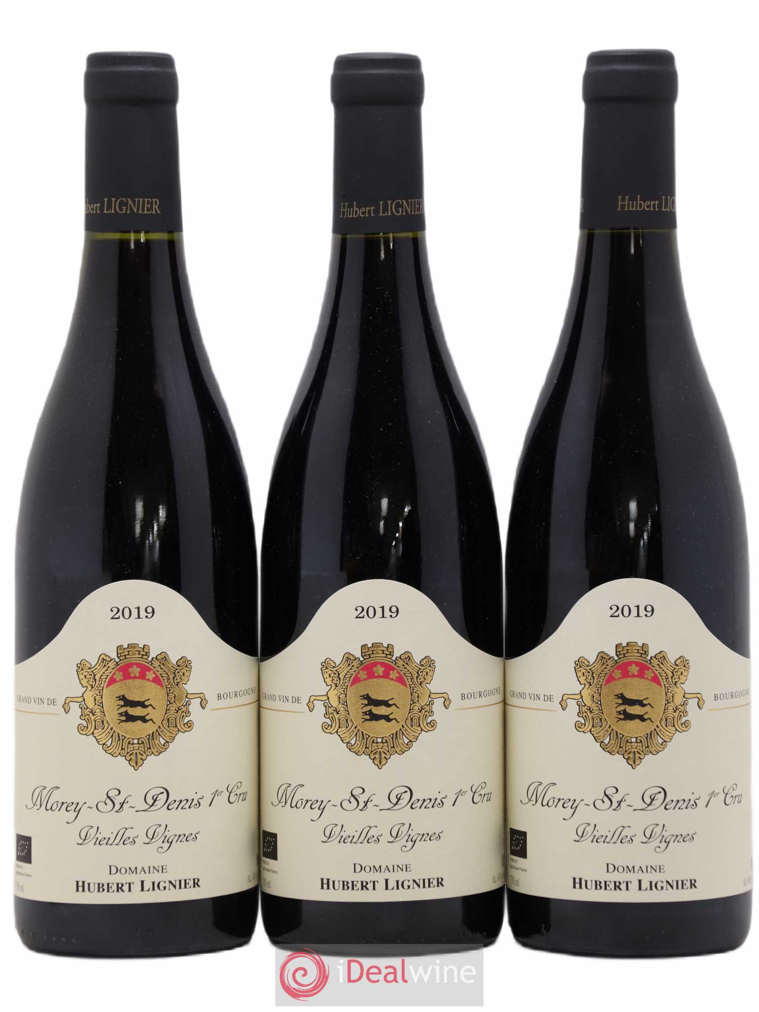 Morey-Saint-Denis 1er Cru Vieilles Vignes Hubert Lignier (Domaine) 2019 - Lot de 3 bouteilles - 0