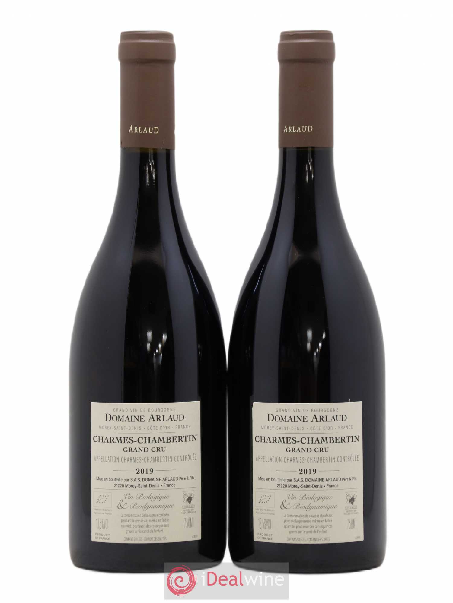 Charmes-Chambertin Grand Cru Arlaud 2019 - Lot de 2 bouteilles - 1