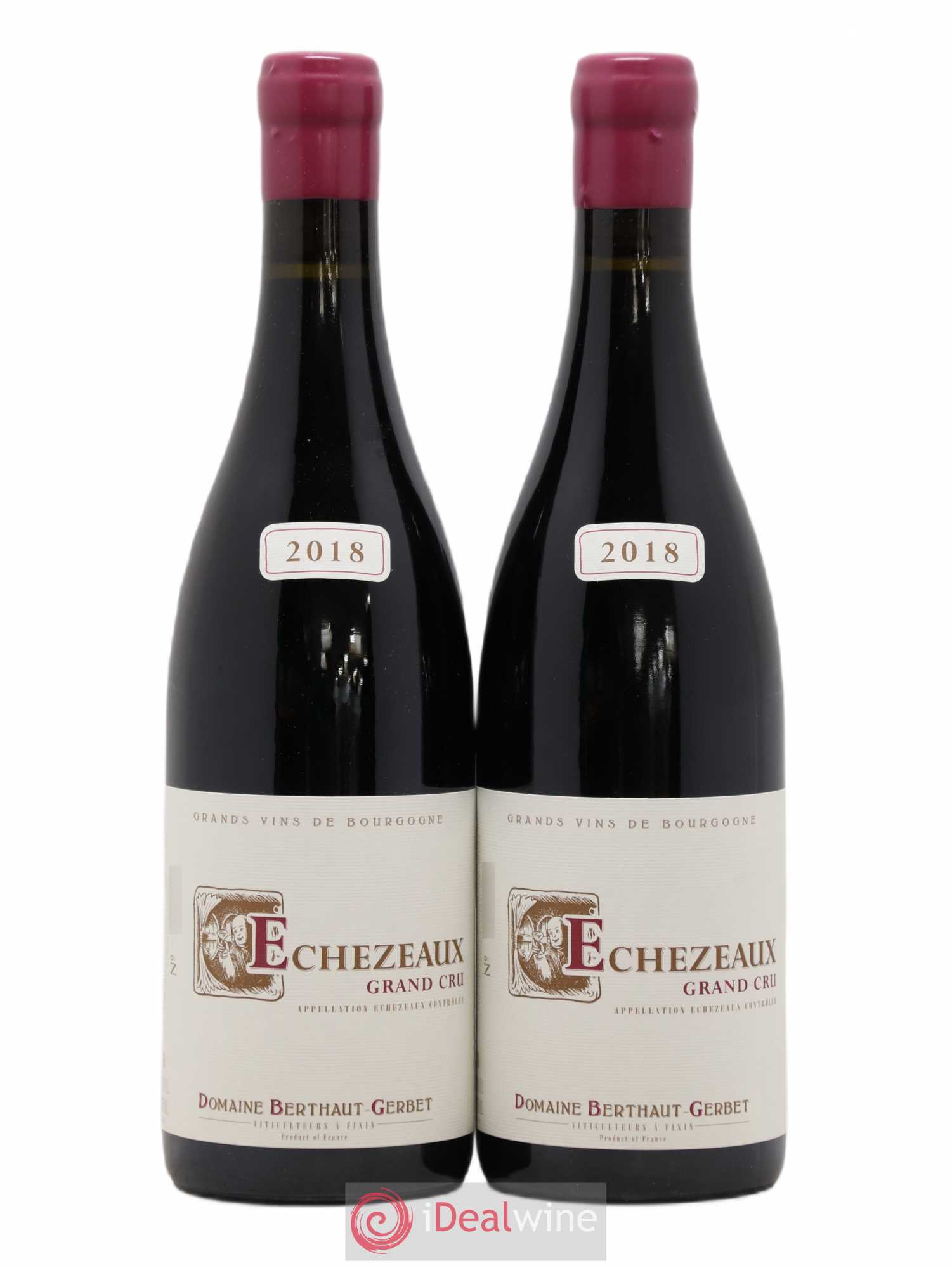 Echezeaux Grand Cru Domaine Berthaut Gerbet 2018 - Lot de 2 bouteilles - 0