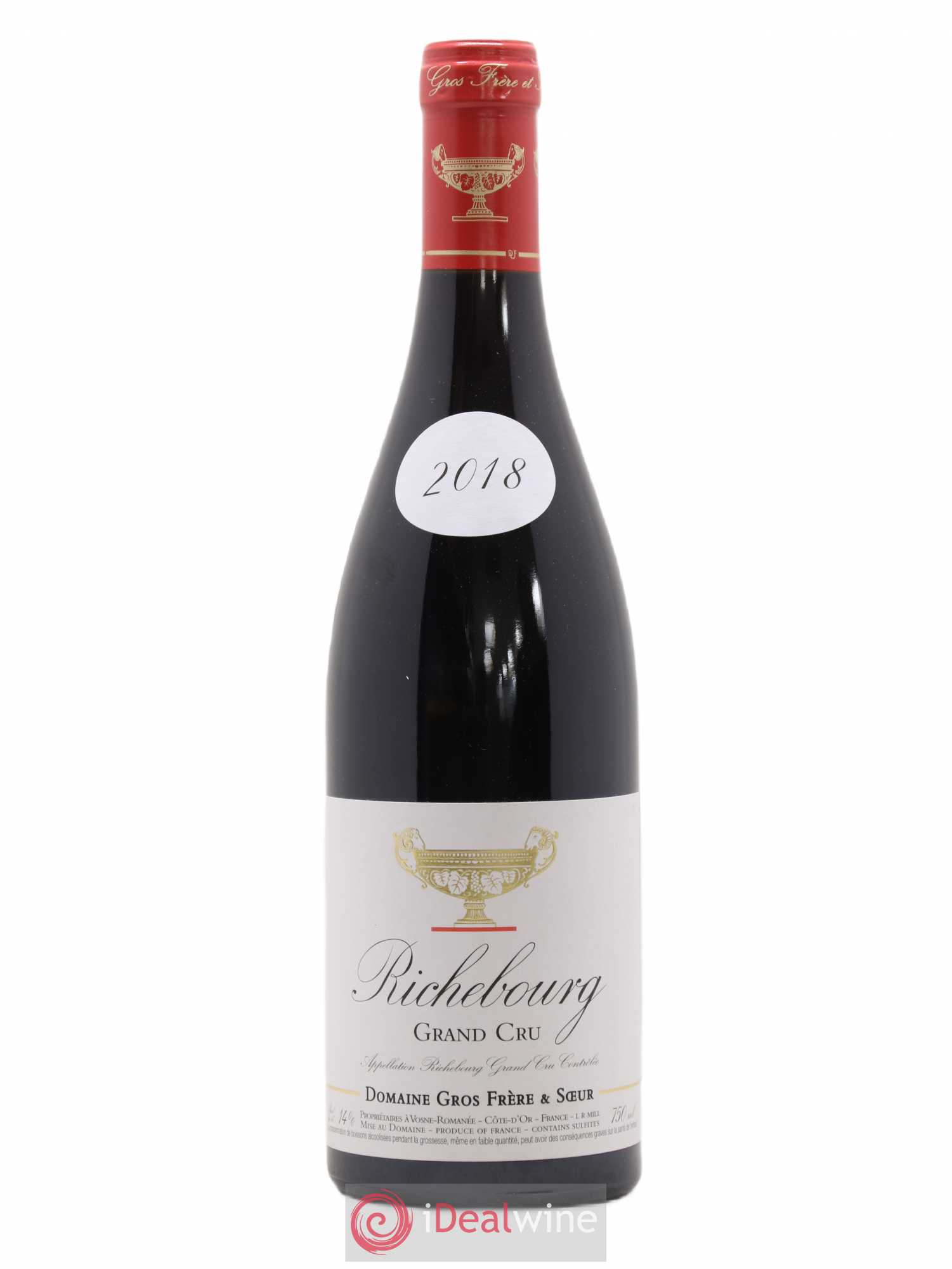 Richebourg Grand Cru Gros Frère & Soeur 2018 - Lot de 1 bouteille - 0