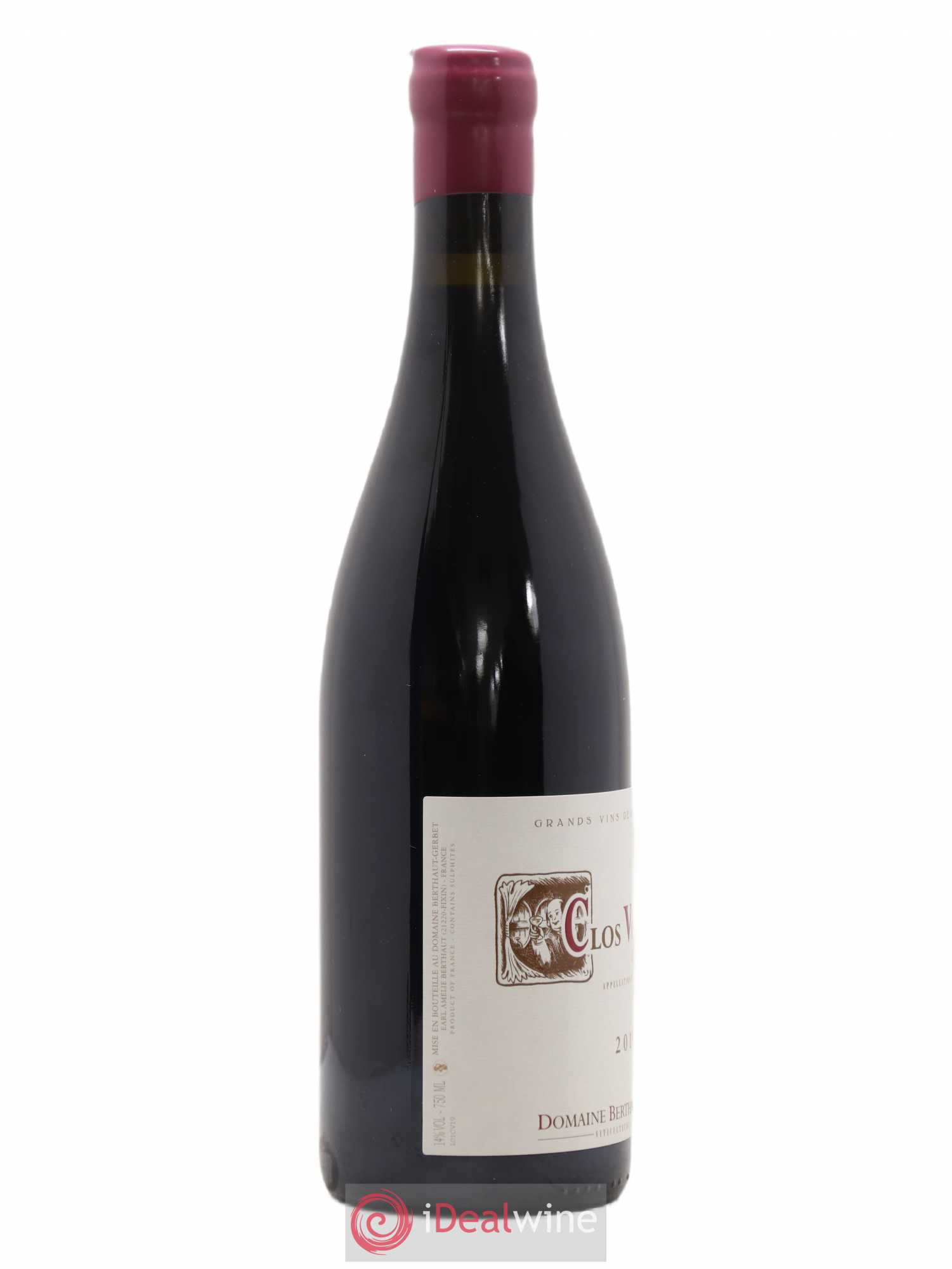 Clos de Vougeot Berthaut Gerbet (Domaine) 2019 - Lot de 1 bouteille - 1