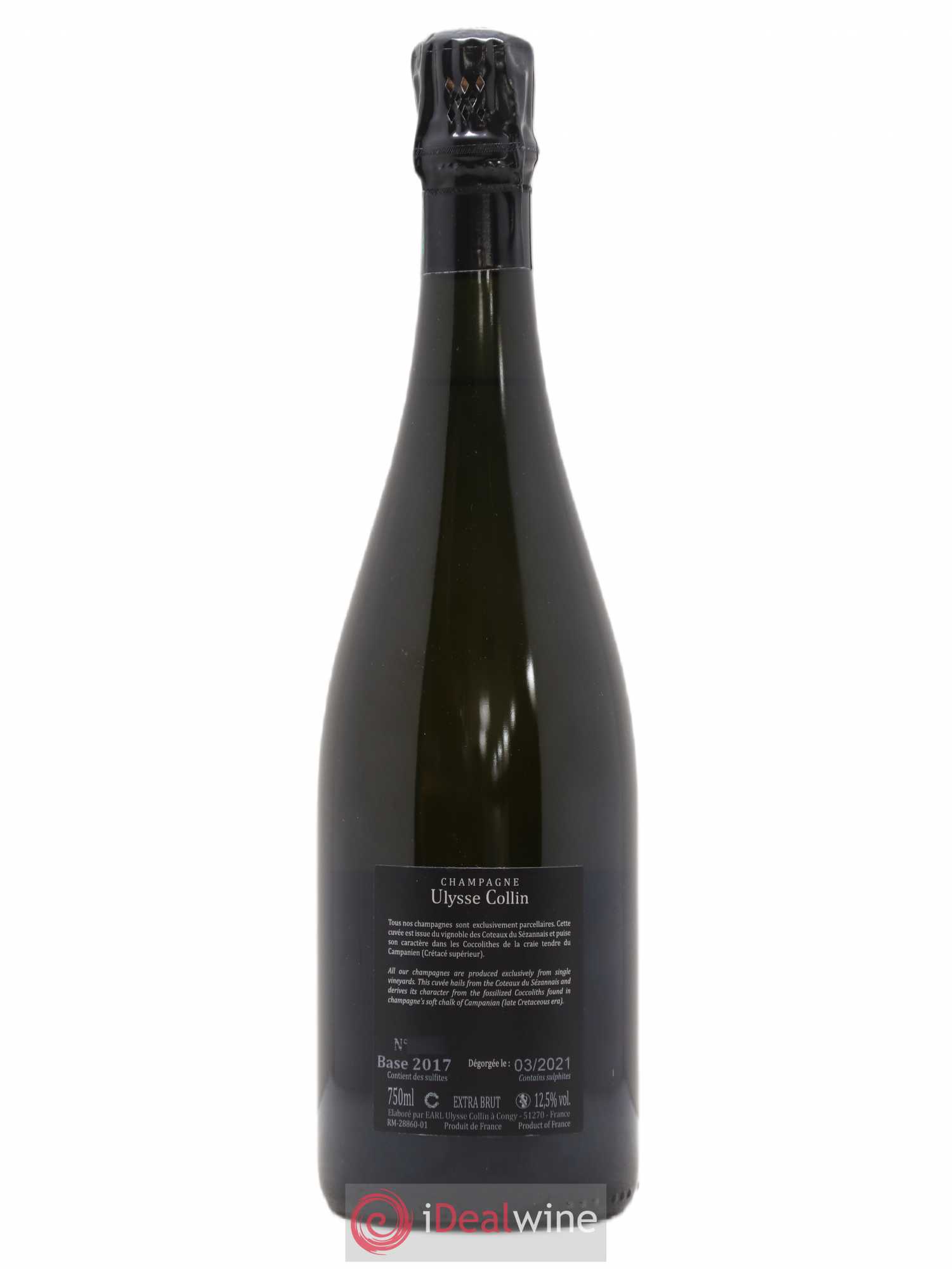 Les Maillons Blanc de Noirs Extra-Brut Ulysse Collin - Lot de 1 bouteille - 1