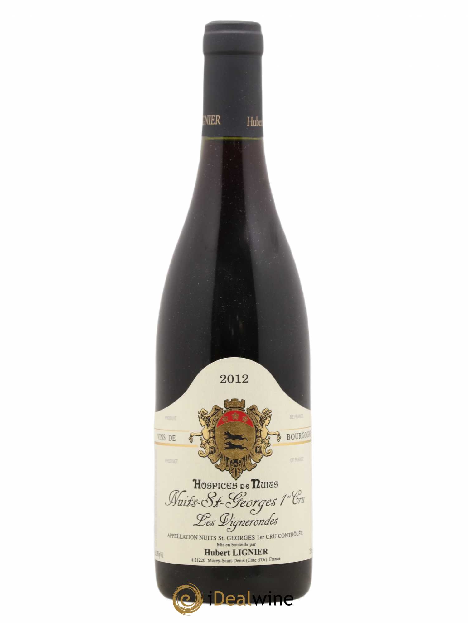 Nuits-Saint-Georges 1er Cru Les Vignerondes Hubert Lignier (Domaine) Hospices de Nuits 2012 - Lot de 1 bouteille - 0