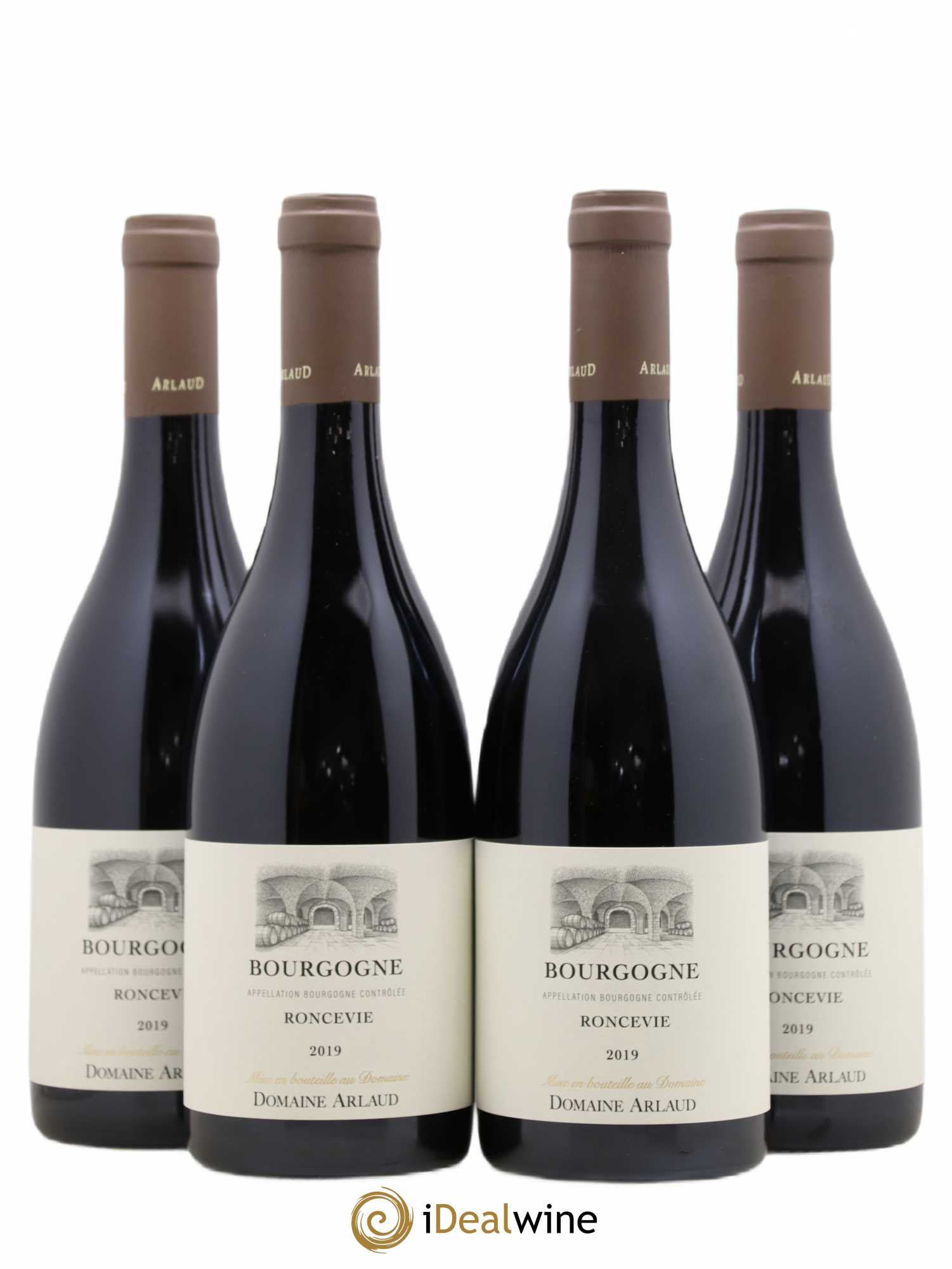Bourgogne Roncevie Arlaud 2019 - Lot de 4 bouteilles - 0