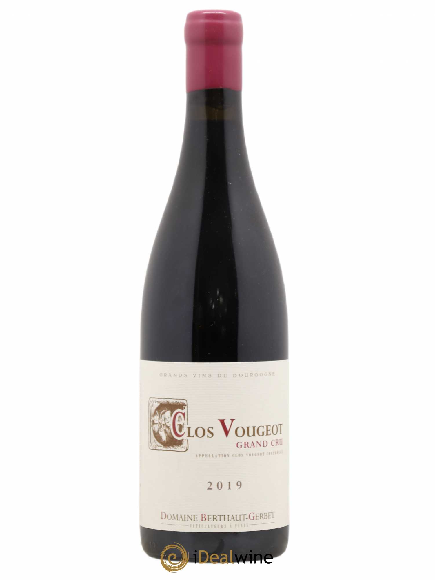 Clos de Vougeot Berthaut Gerbet (Domaine) 2019 - Lot de 1 bouteille - 0