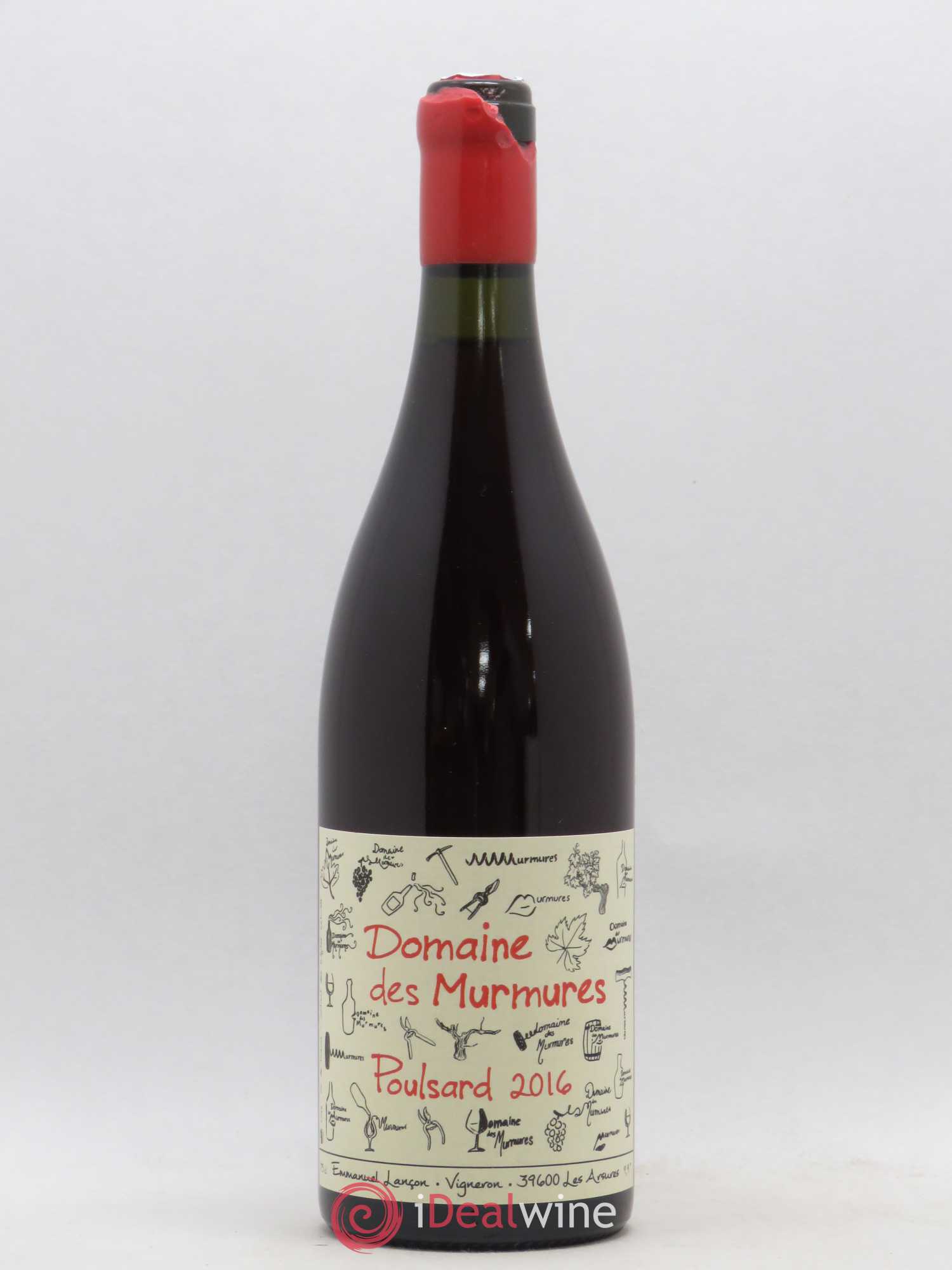 Arbois Poulsard Domaine des Murmures 2016 - Posten von 1 Flasche - 0