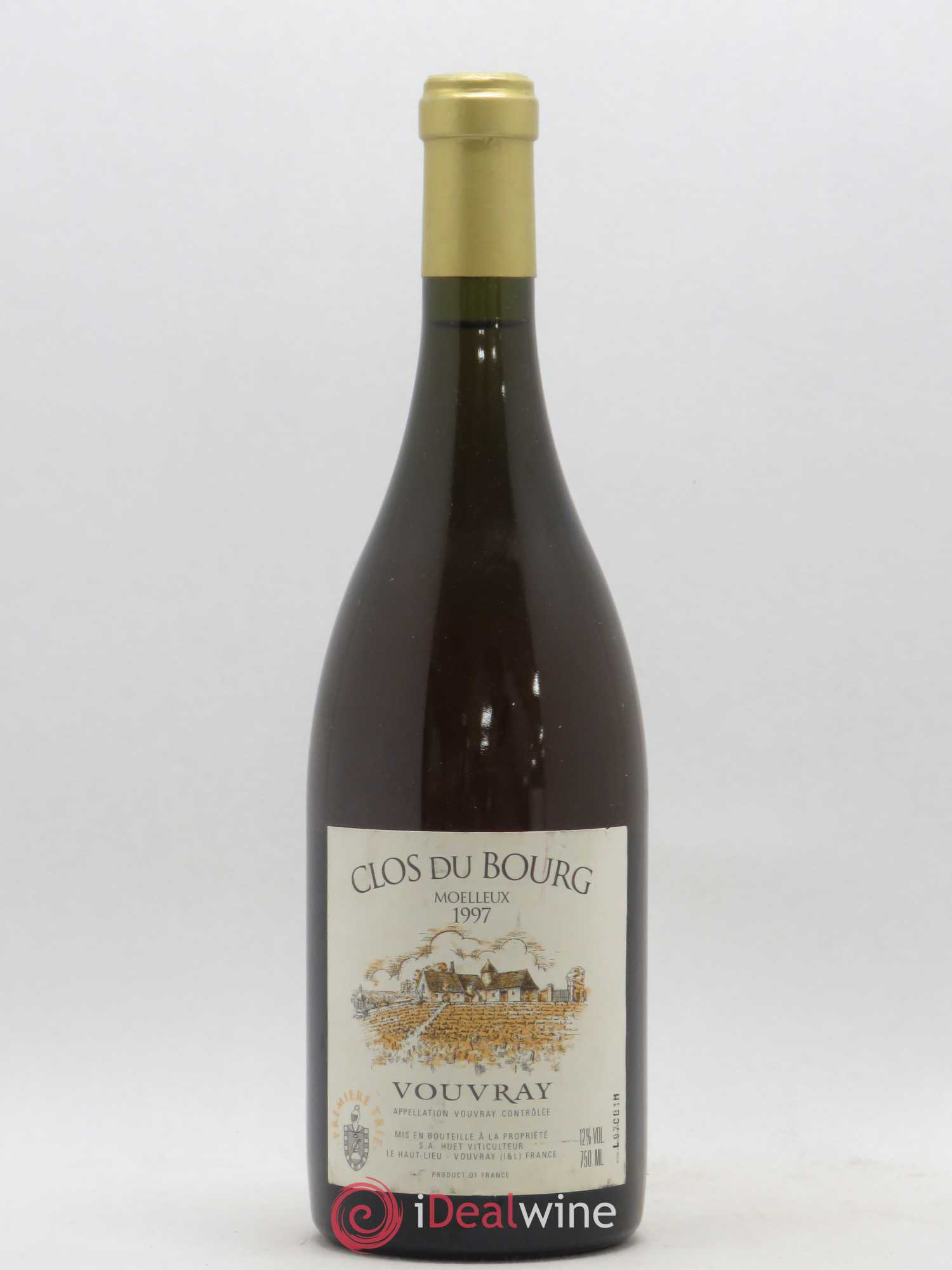 Vouvray Clos du Bourg Moelleux 1ère trie Domaine Huet 1997 - Lotto di 1 bottiglia - 0
