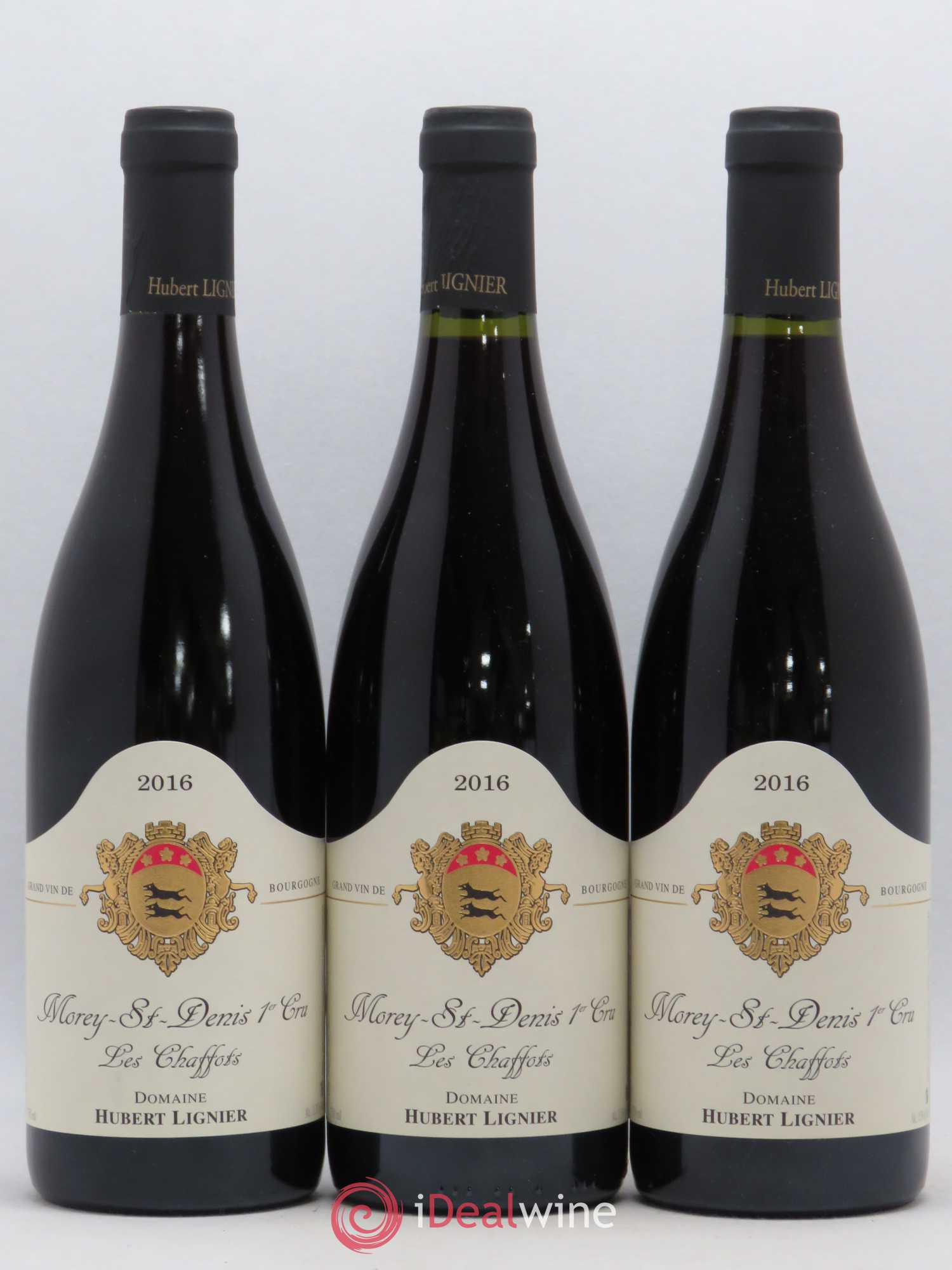 Morey-Saint-Denis 1er Cru Les Chaffots Hubert Lignier (Domaine) 2016 - Lot de 3 bouteilles - 0