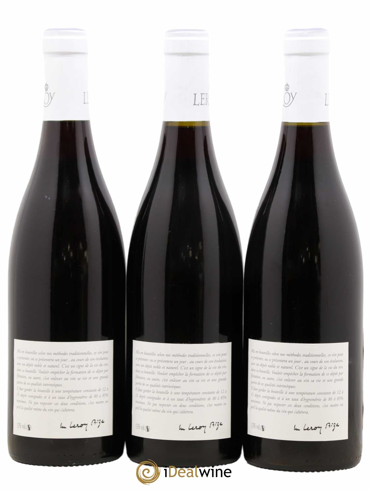 Monthélie Leroy SA 2015 - Lot de 3 bouteilles - 1