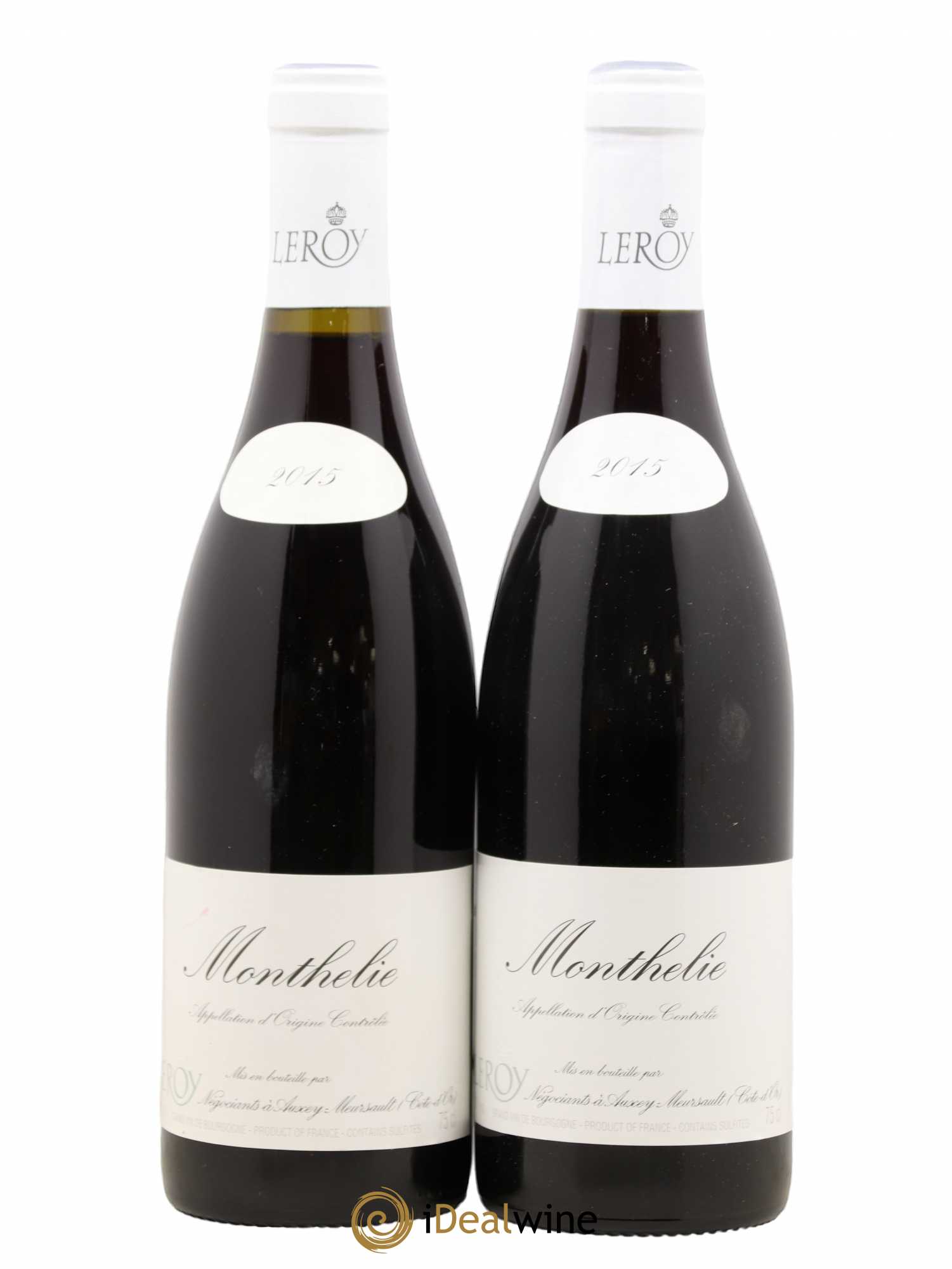 Monthélie Leroy SA 2015 - Lot de 2 bouteilles - 0