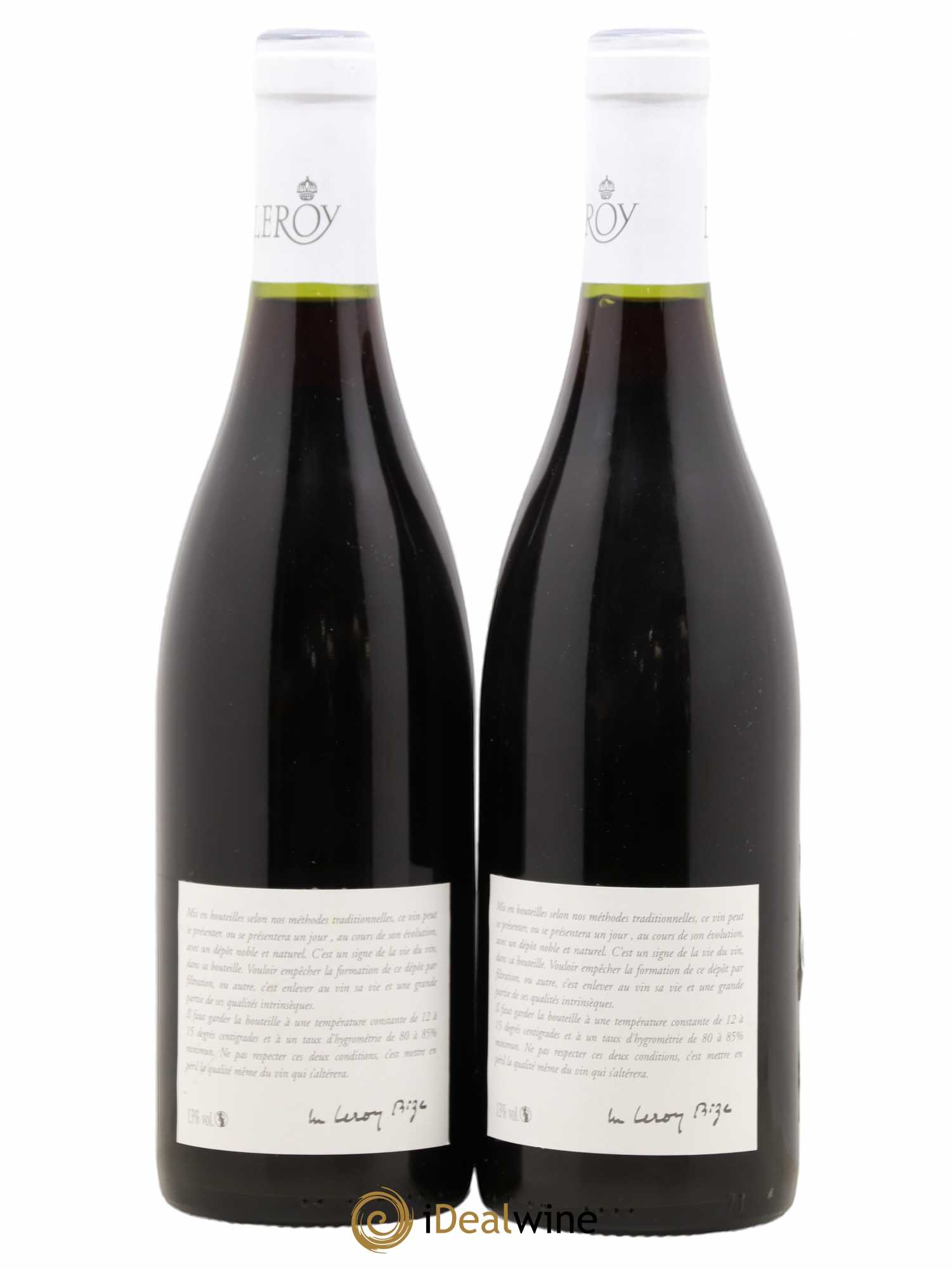 Saint-Aubin 1er Cru Leroy SA 2003 - Lot de 2 bouteilles - 1