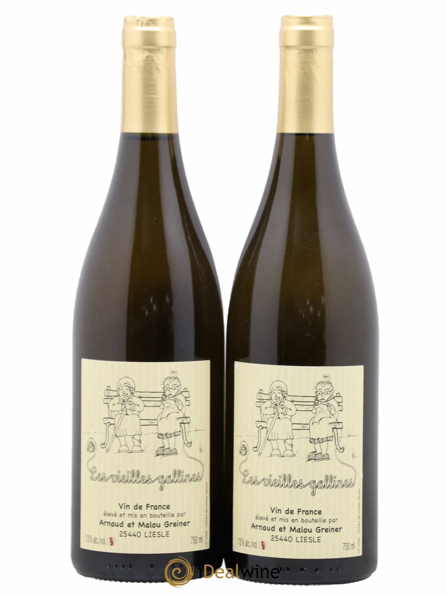 Vin de France Les Vieilles Gallines Malou Geiner 2020 - Posten von 2 Flaschen - 0