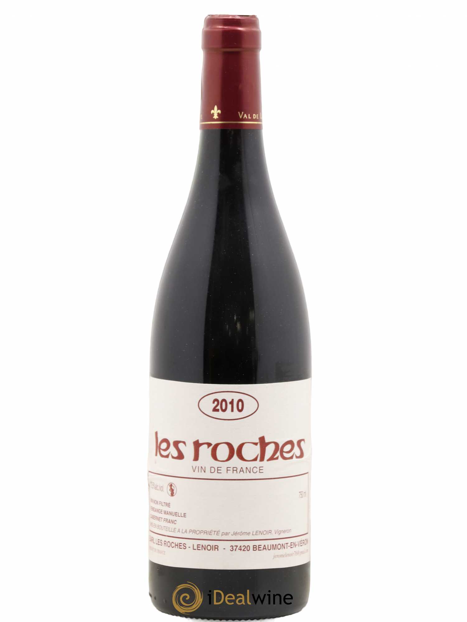 Vin de France Les Roches Lenoir (Domaine) 2010 - Lot de 1 bouteille - 0