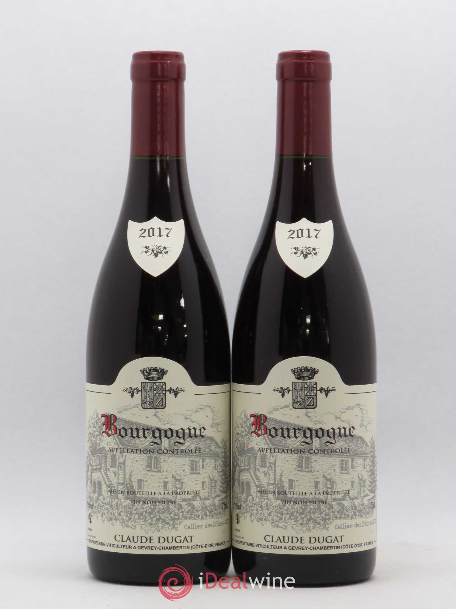 Bourgogne Claude Dugat 2017 - Lot de 2 bouteilles - 0