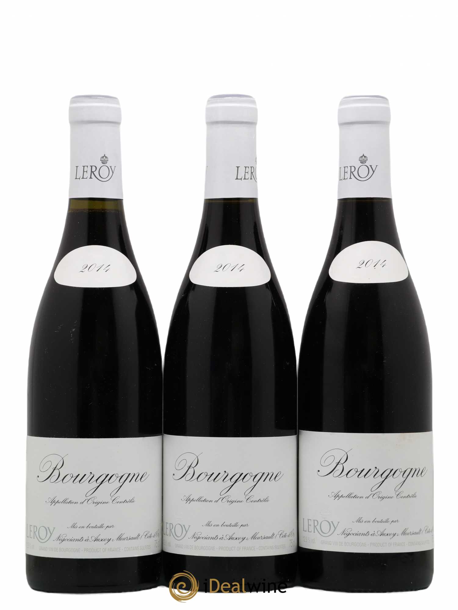 Bourgogne Leroy SA 2014 - Lot de 3 bouteilles - 0