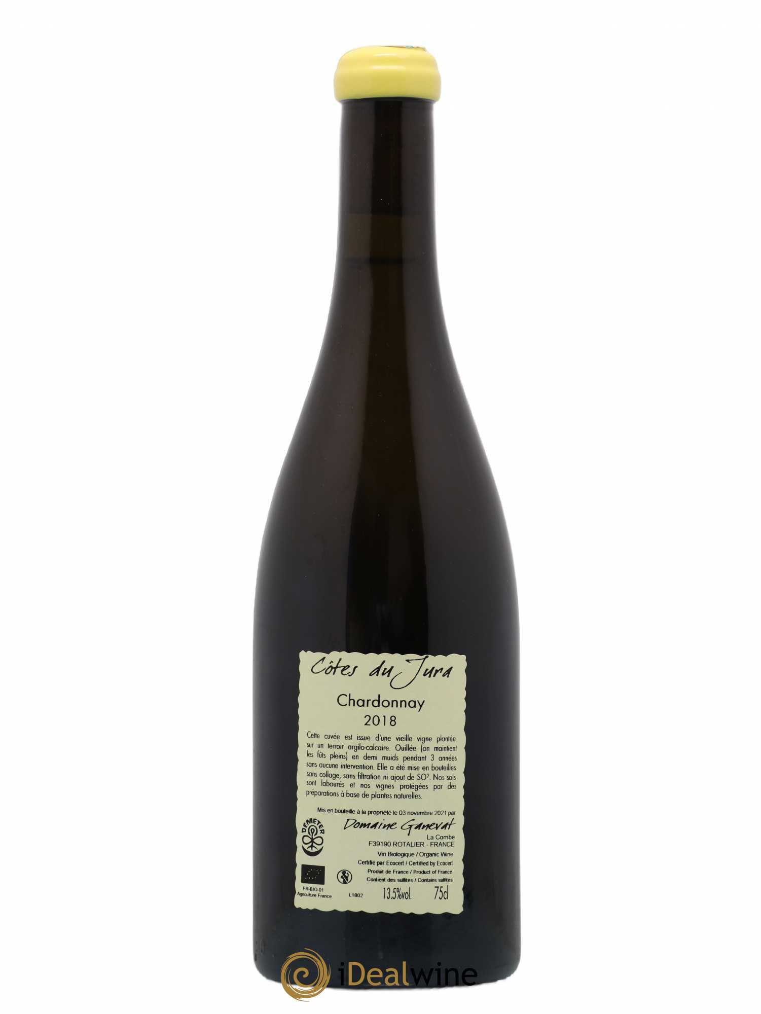 Côtes du Jura Les Chamois du Paradis Jean-François Ganevat (Domaine) 2018 - Lot de 1 bouteille - 1