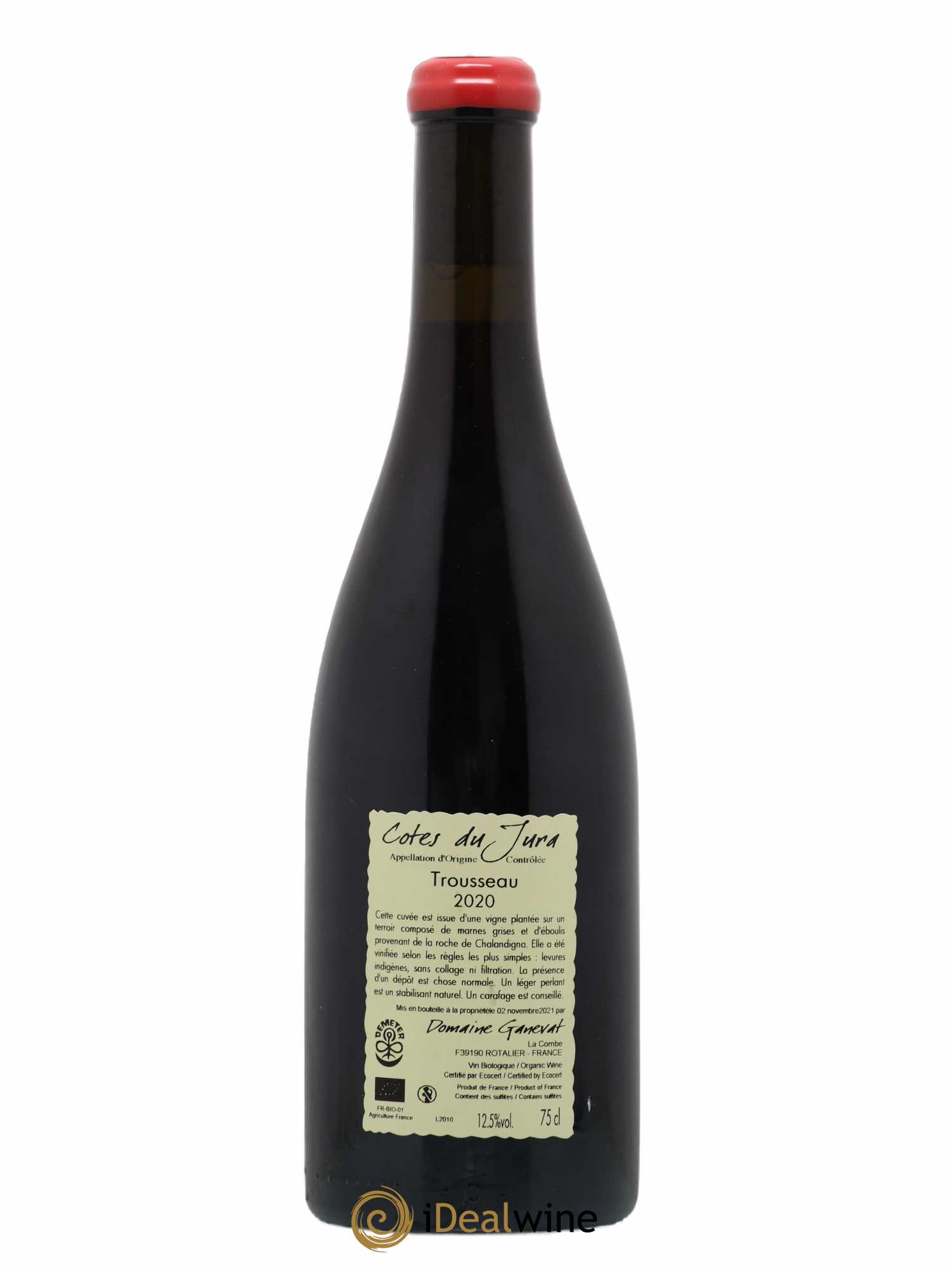 Côtes du Jura Plein Sud Jean-François Ganevat (Domaine) 2020 - Lot de 1 bouteille - 1