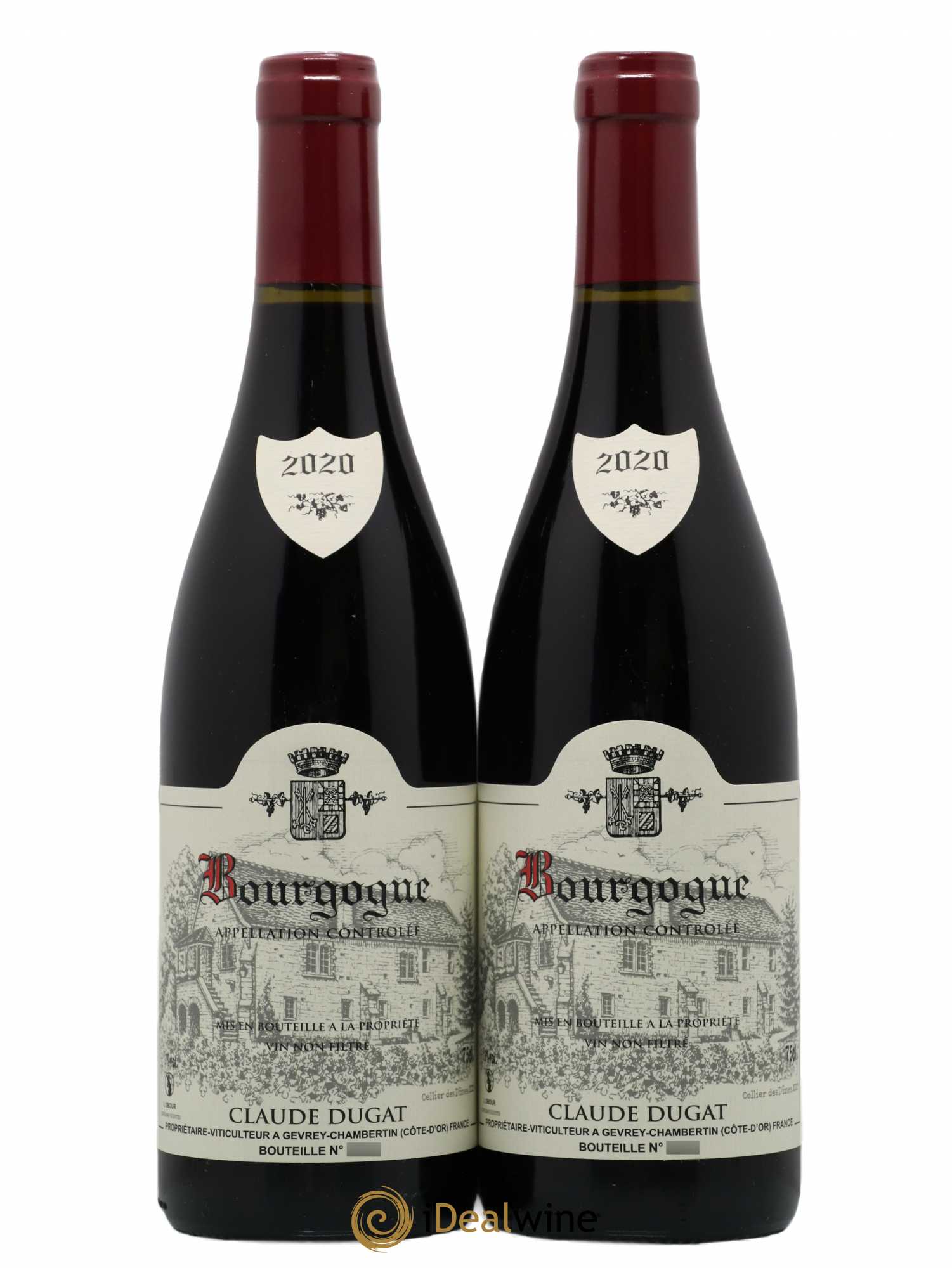 Bourgogne Claude Dugat 2020 - Lot de 2 bouteilles - 0