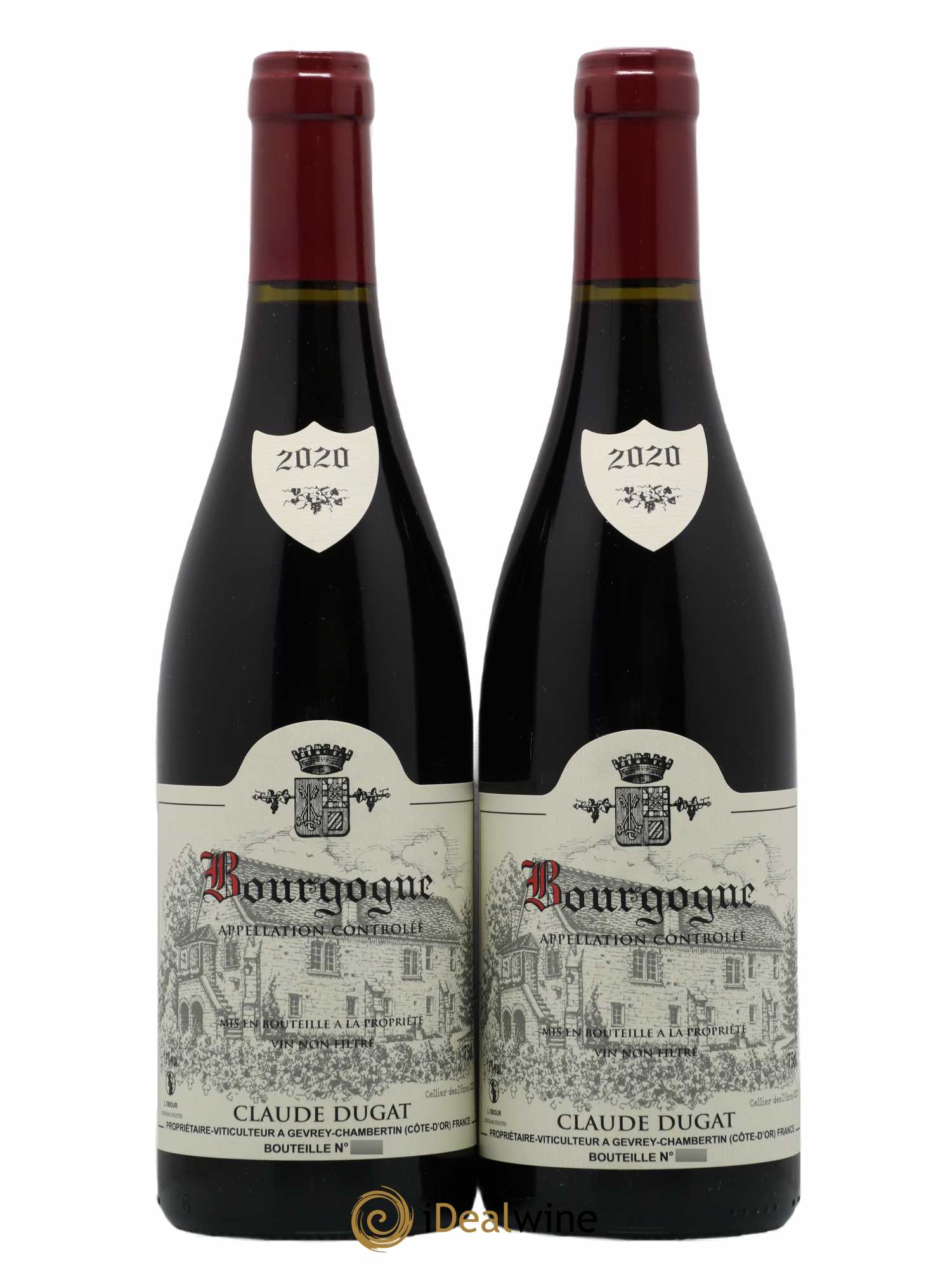 Bourgogne Claude Dugat 2020 - Lot de 2 bouteilles - 0