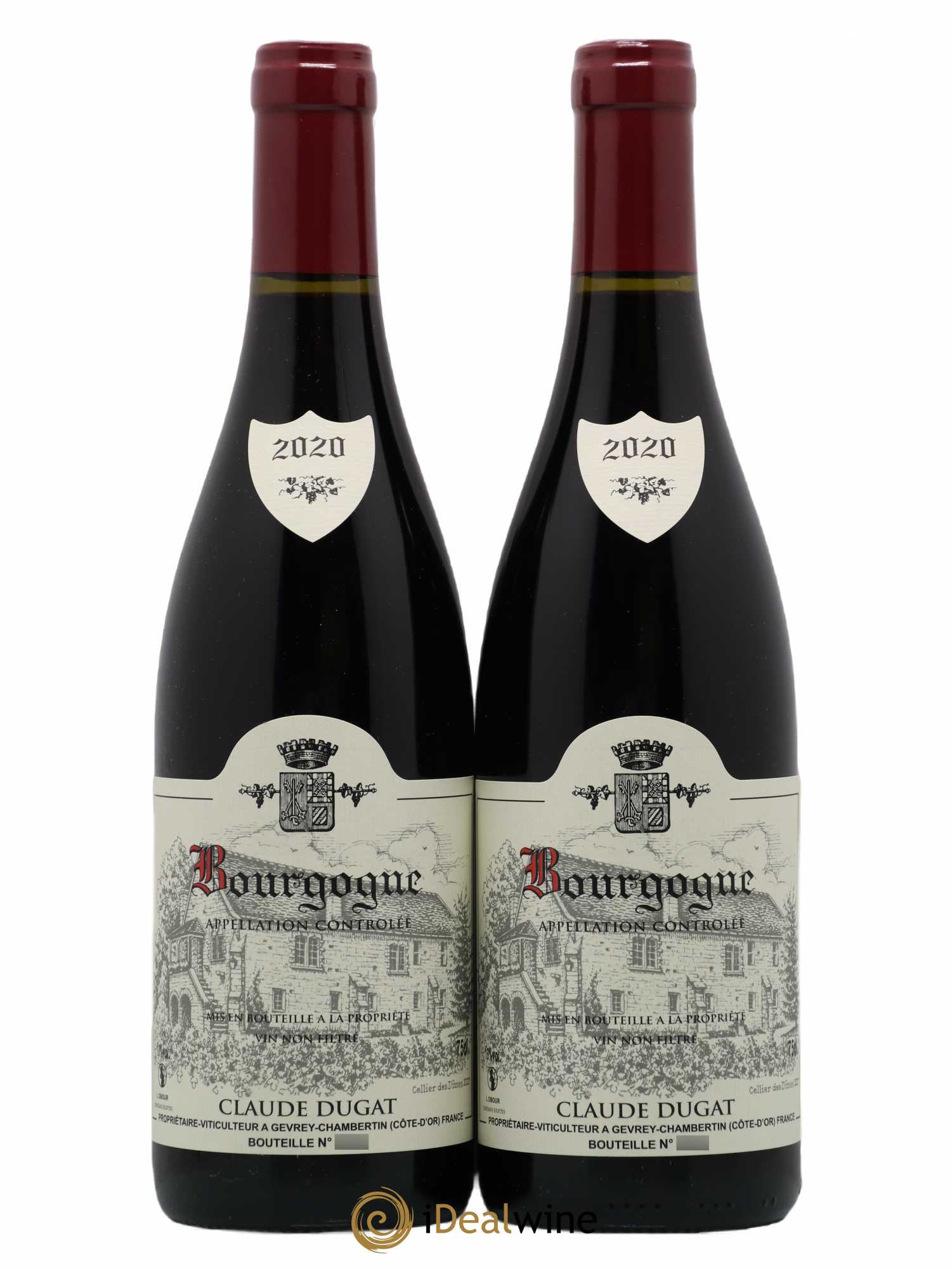 Bourgogne Claude Dugat 2020 - Lot de 2 bouteilles - 0