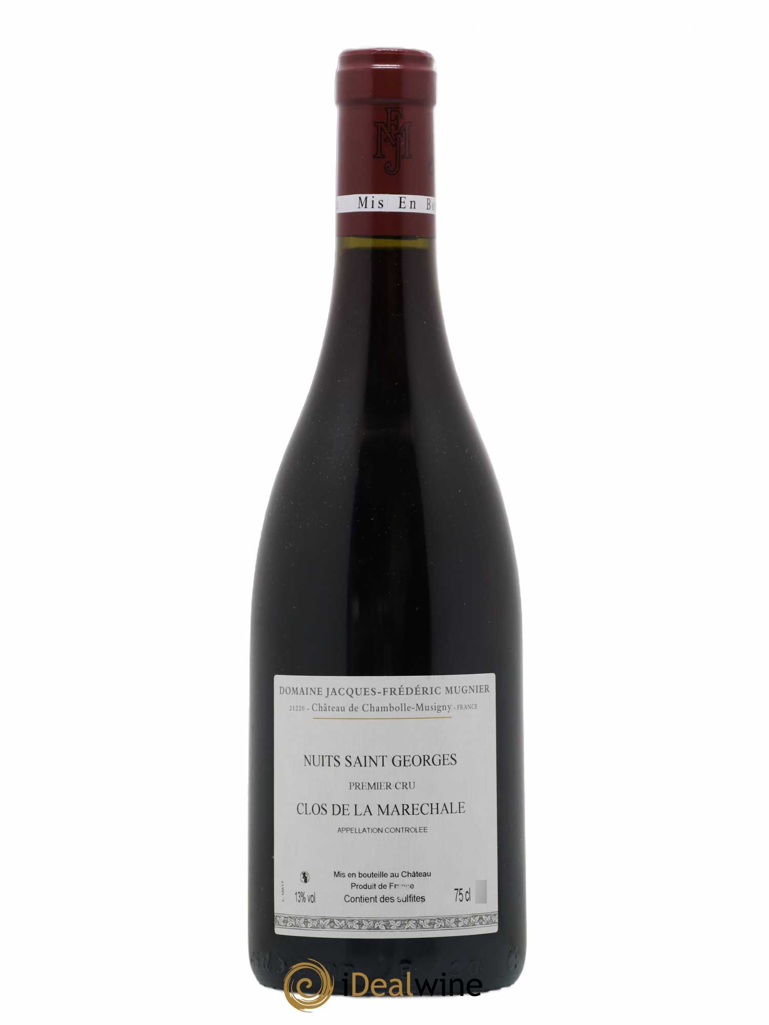 Nuits-Saint-Georges 1er Cru Clos de La Maréchale Jacques-Frédéric Mugnier 2017 - Lot de 1 bouteille - 1