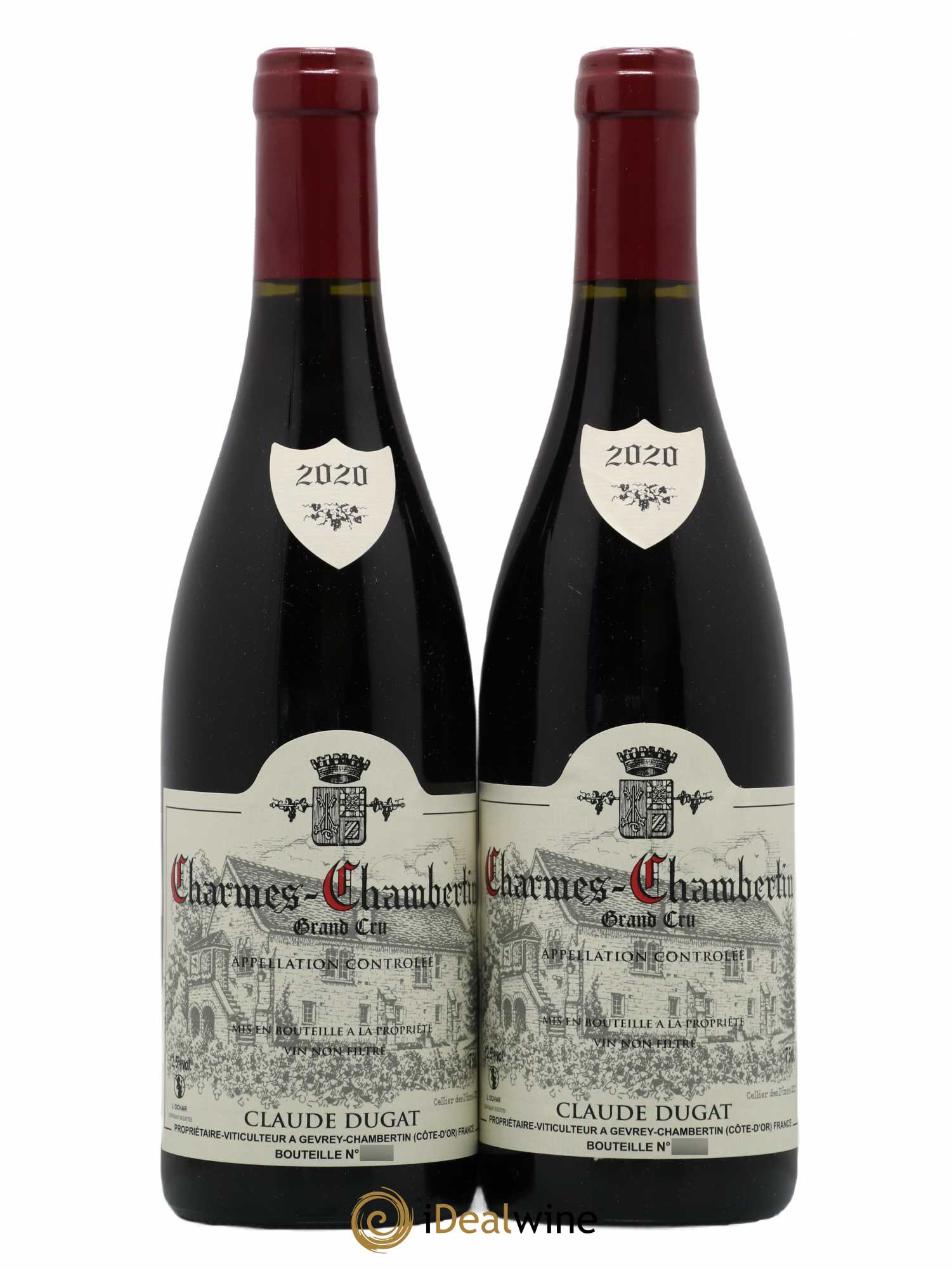 Charmes-Chambertin Grand Cru Claude Dugat 2020 - Lot de 2 bouteilles - 0